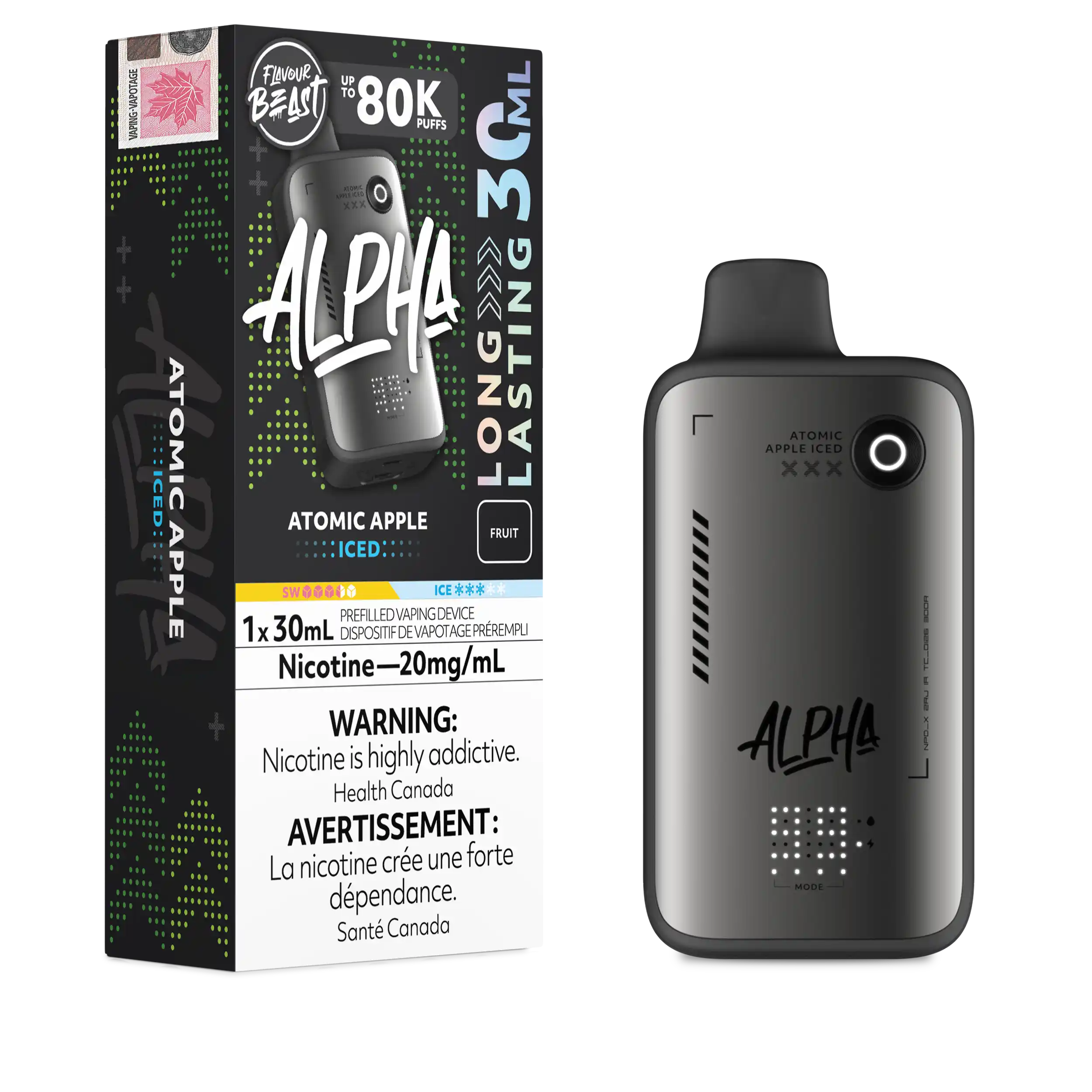 Flavour Beast - Alpha Disposable E-cig 80K (Provincial)
