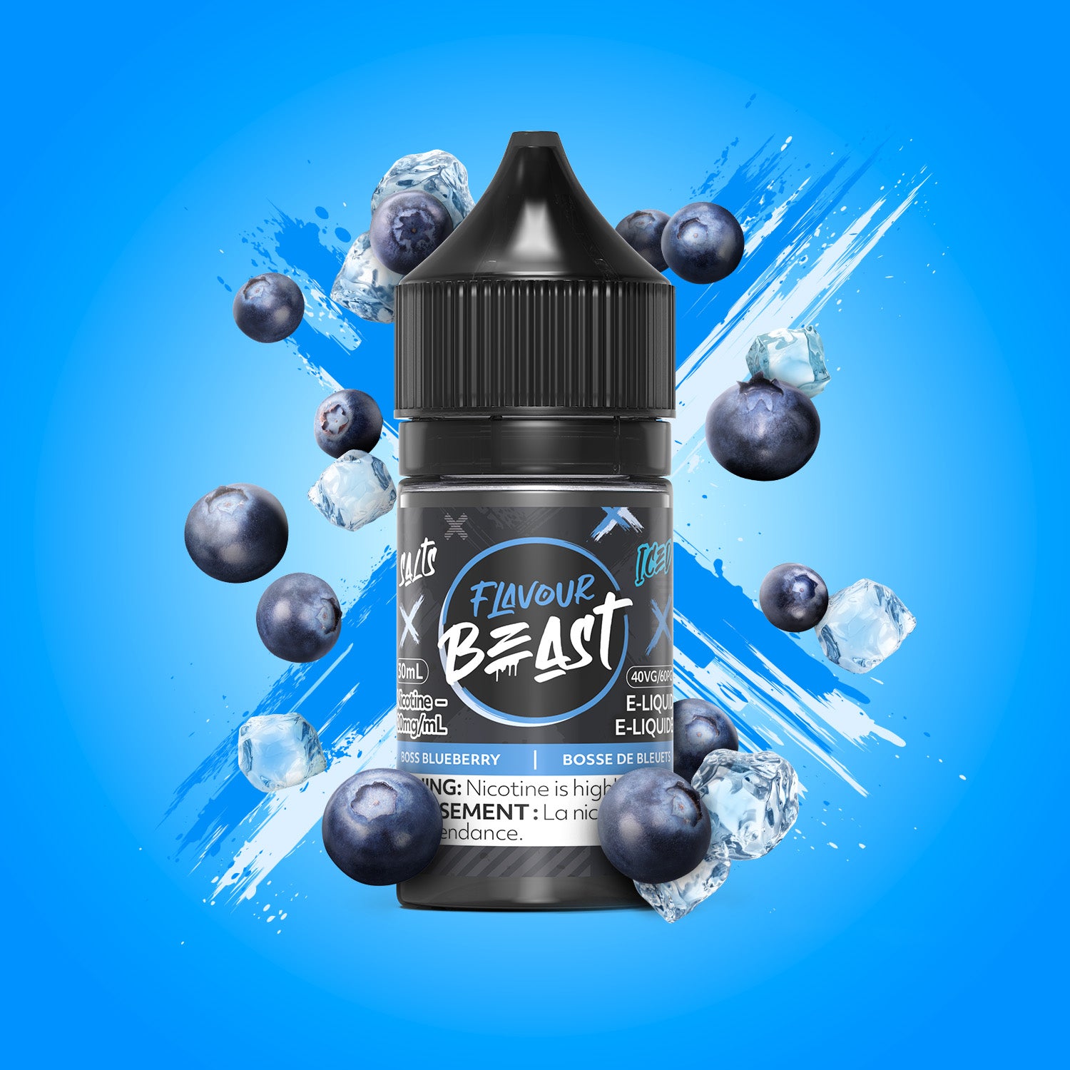 Saveur Beast Sel - Boss Blueberry Iced (PROVINCIAL)
