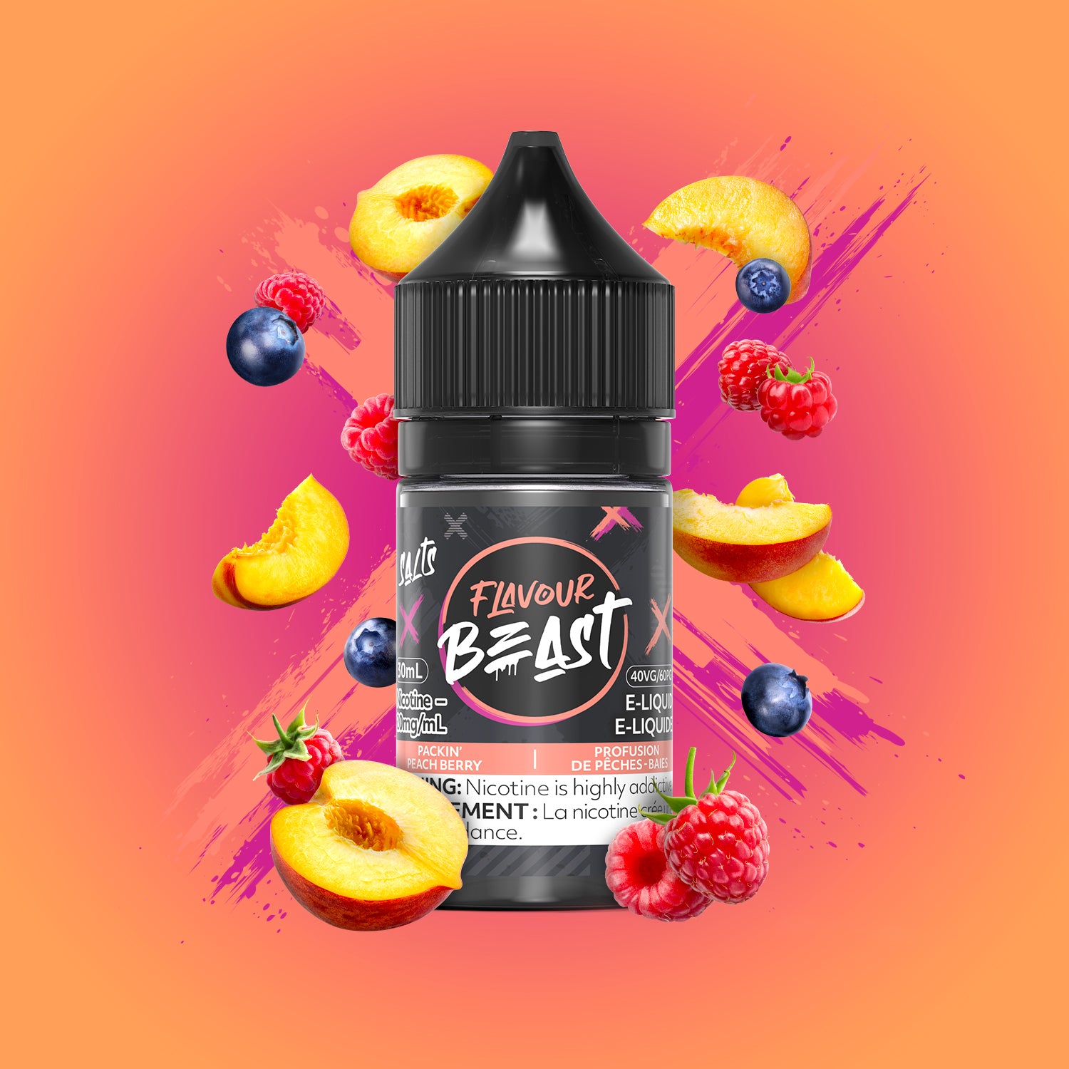 Sel Flavour Beast - Packin Peach Berry (PROVINCIAL)