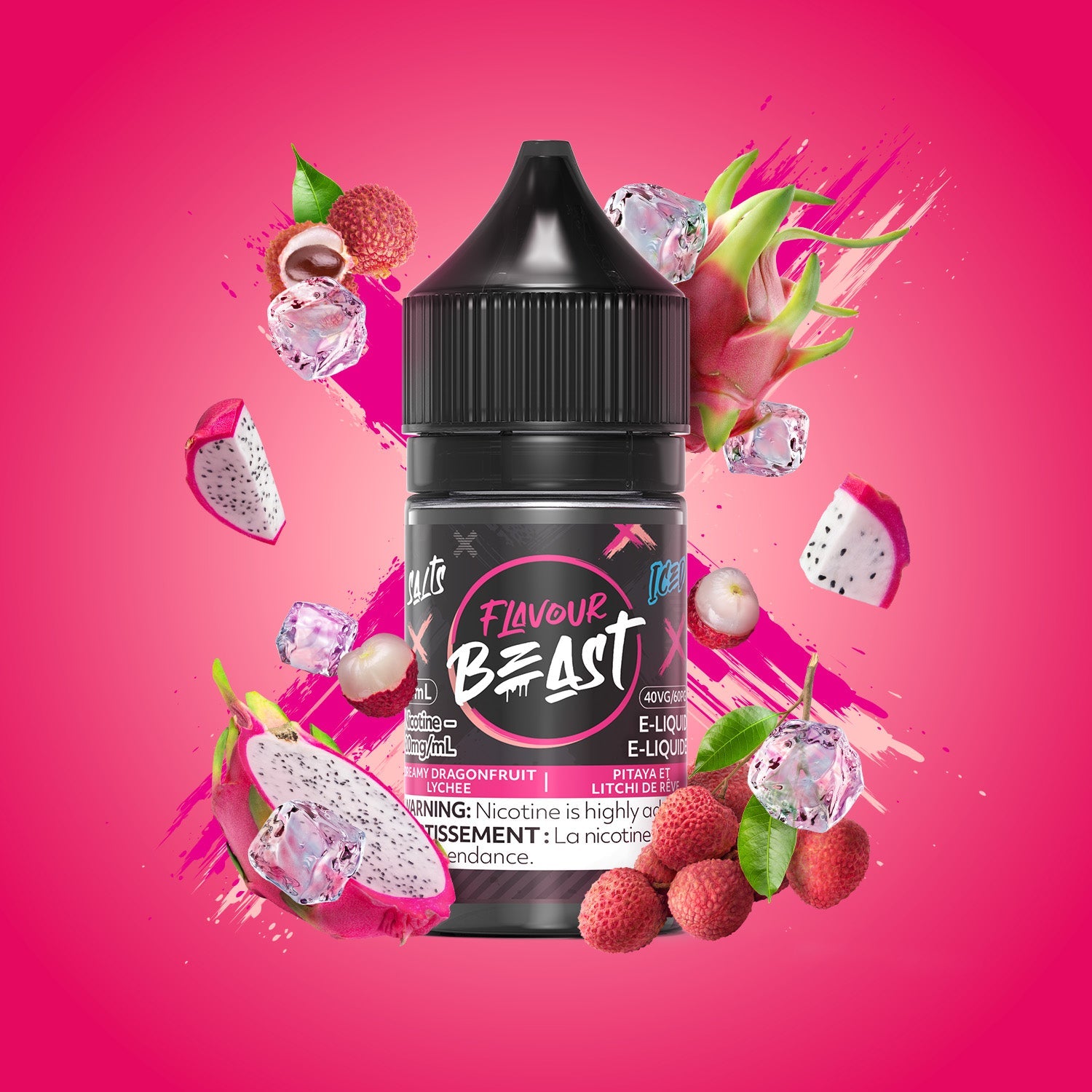 Sel Flavour Beast - Fruit du dragon glacé au litchi (PROVINCIAL)