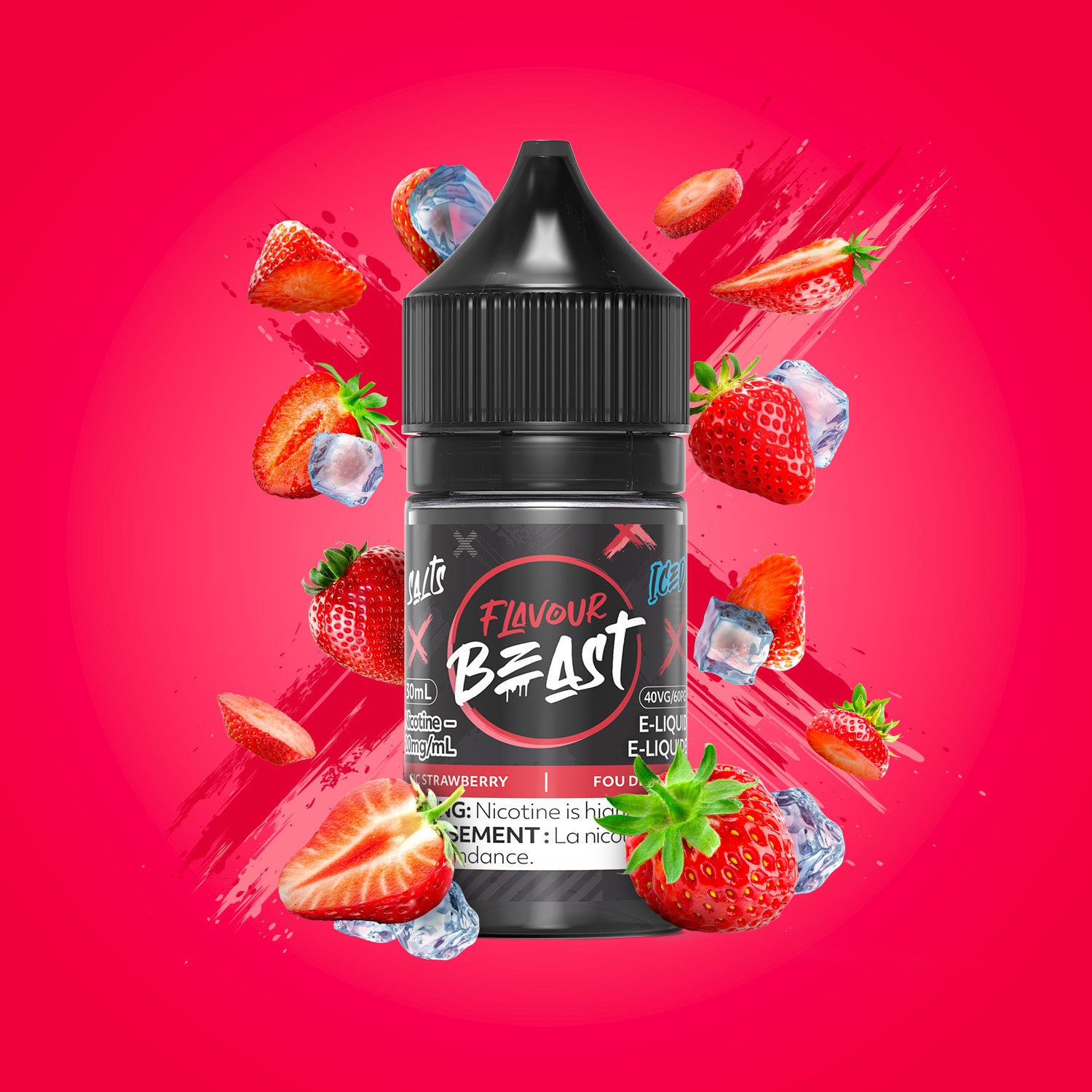 Sel Flavour Beast - Sic Fraise Glacée (PROVINCIAL)