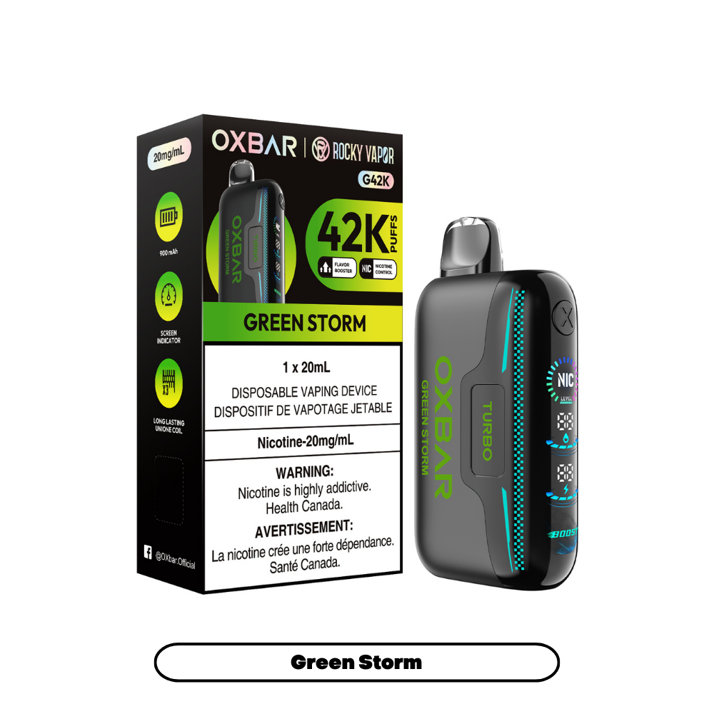Oxbar G42k - Cigarette électronique jetable (PROVINCIALE) (42 000 bouffées)