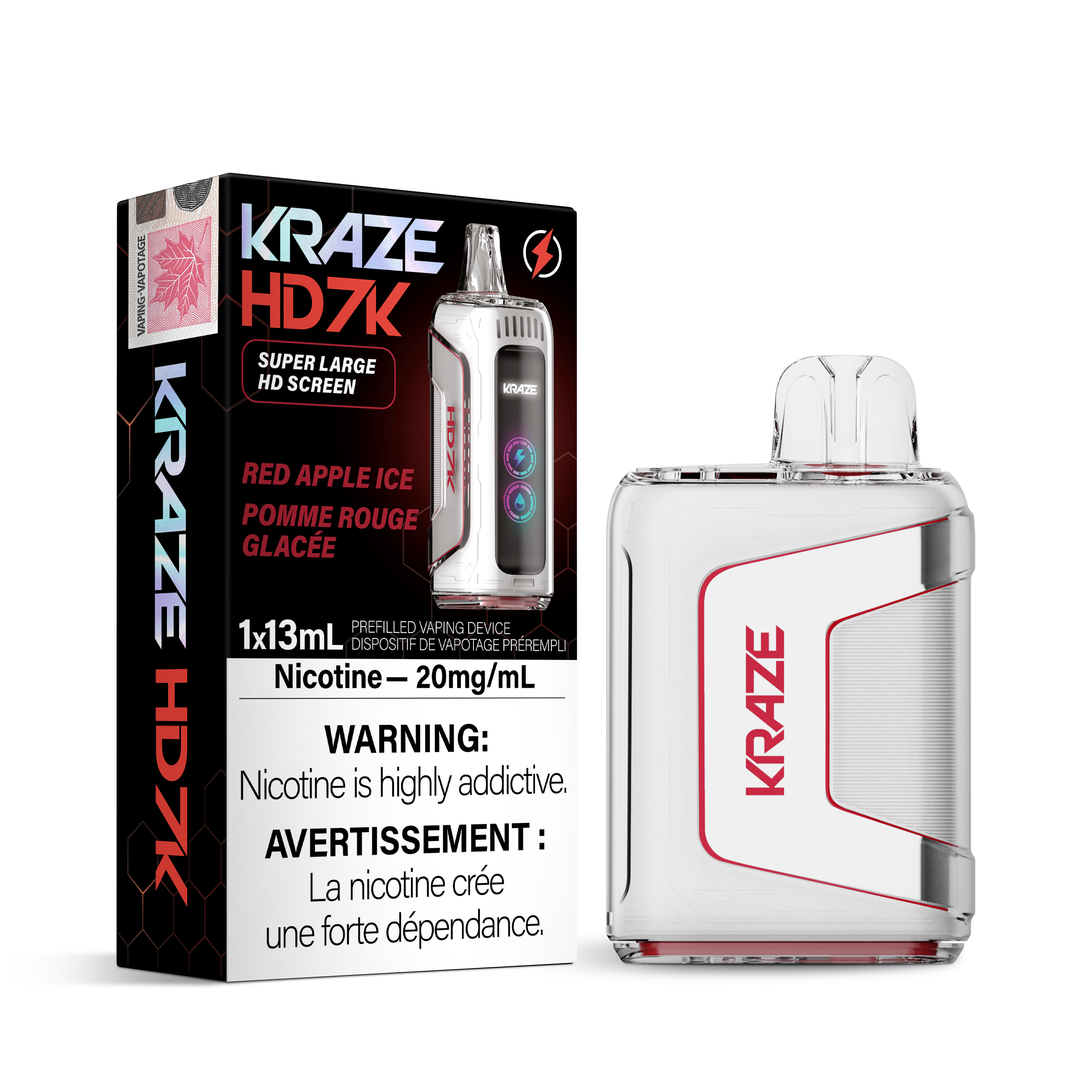 Kraze HD7K - Disposable E-Cig (7000 Puffs)