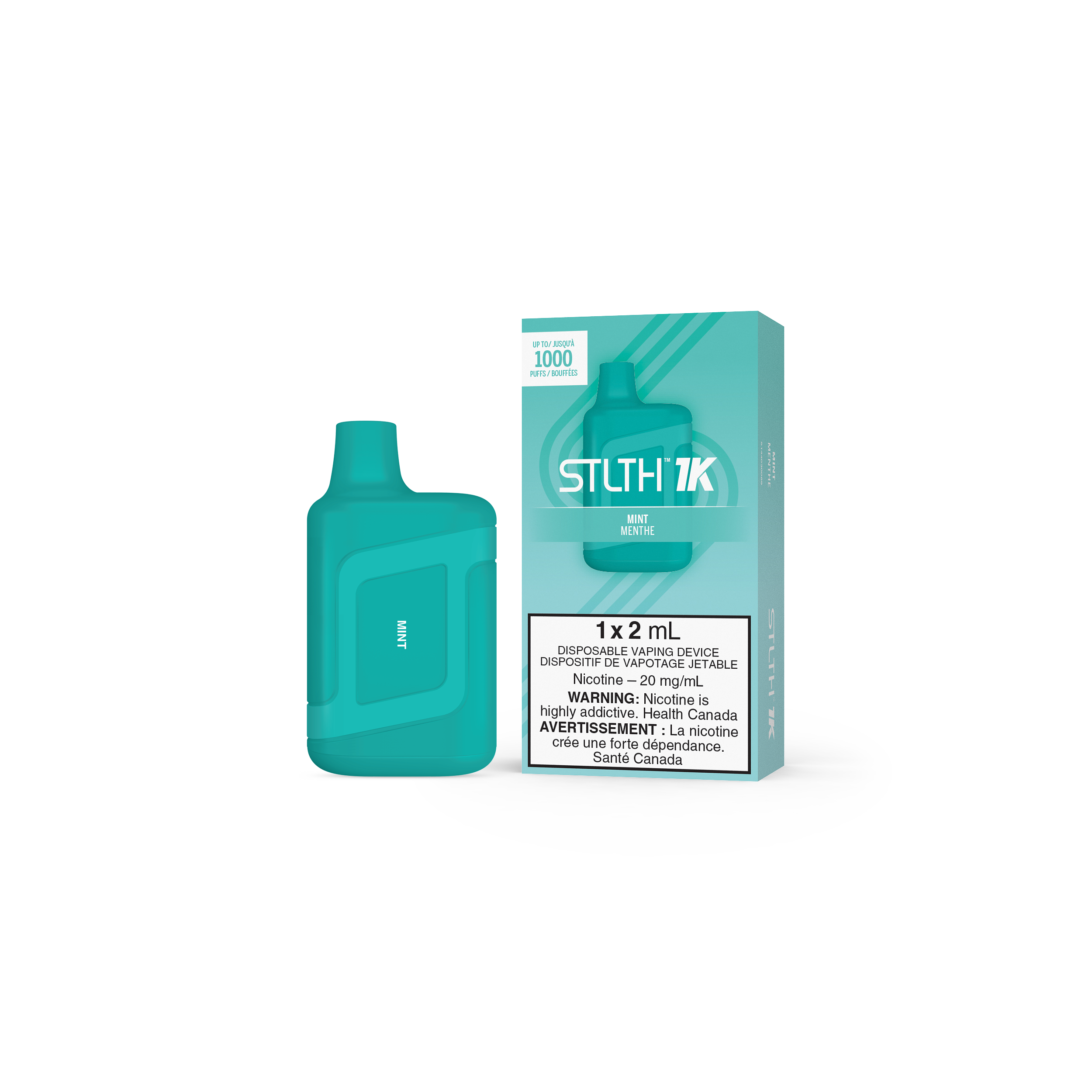 disposable vape 1000 puffs menthol STLTH 1K