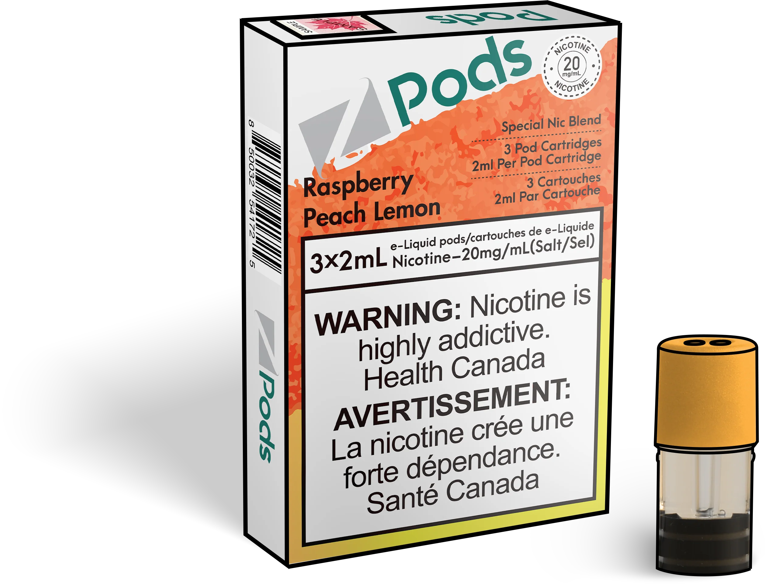 Z Pods - Raspberry Peach Lemonade (PROVINCIAL)