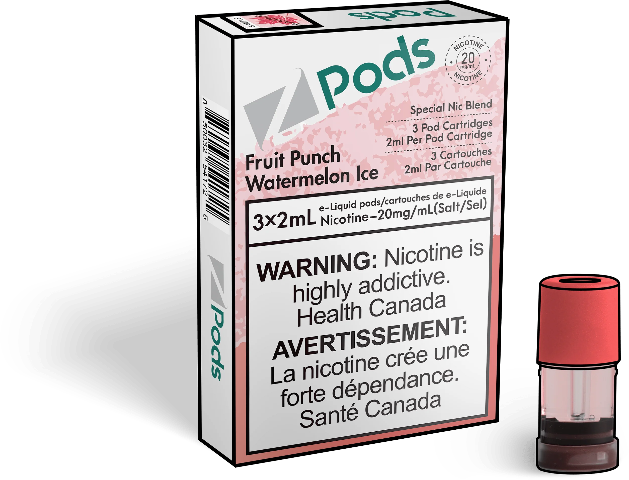 Z Pods - Fruit Punch Watermelon Ice (PROVINCIAL)