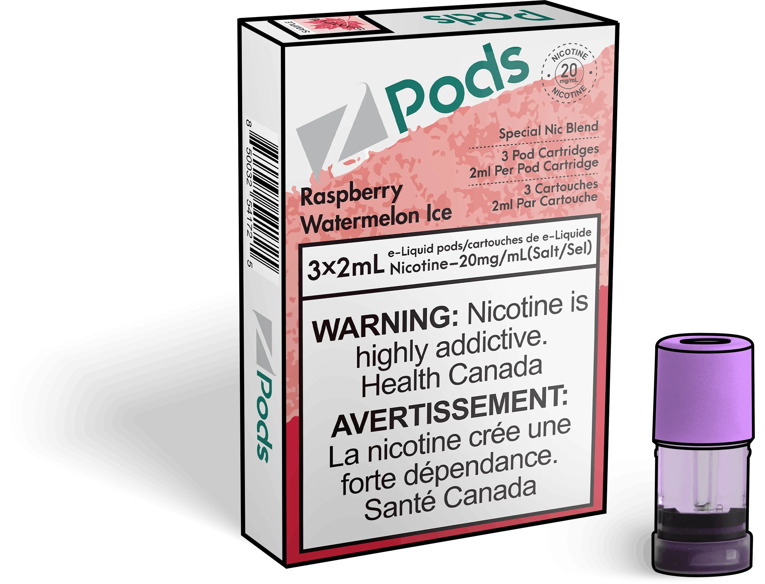 Z Pods - Raspberry Watermelon Ice (PROVINCIAL)