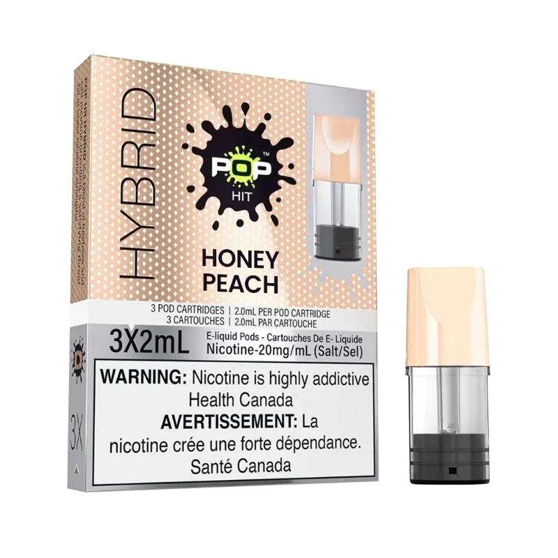 Gousses hybrides Pop – Pêche au miel (compatibles avec STLTH) (PROVINCIAL)