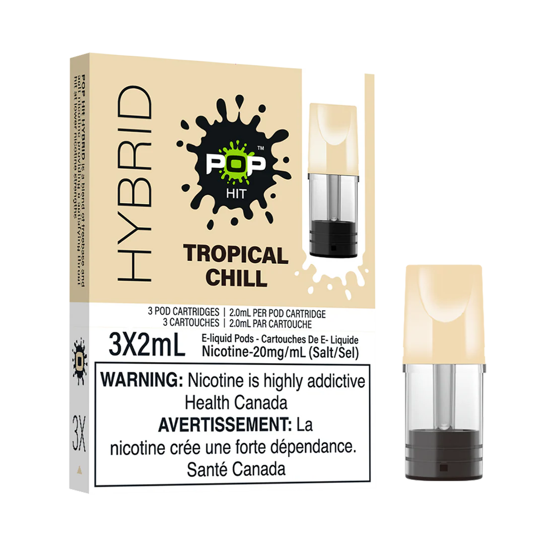 Capsules hybrides Pop – Tropical Chill (compatibles avec STLTH) (PROVINCIAL)