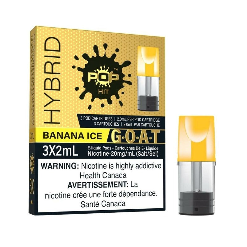 Capsules Pop Hybrid – Banane glacée (compatibles avec STLTH) (PROVINCIAL)