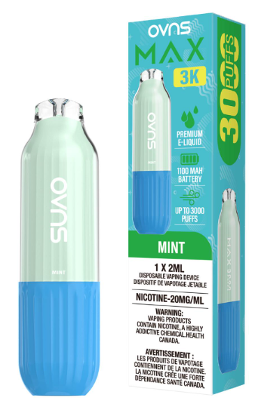 OVNS Max -  Disposable E-Cig (PROVINCIAL) (3000 Puffs)