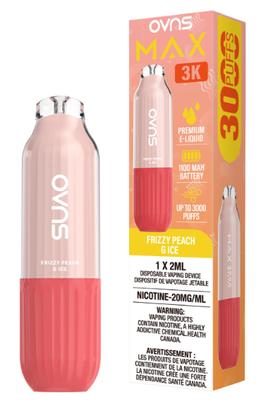 OVNS Max -  Disposable E-Cig (PROVINCIAL) (3000 Puffs)