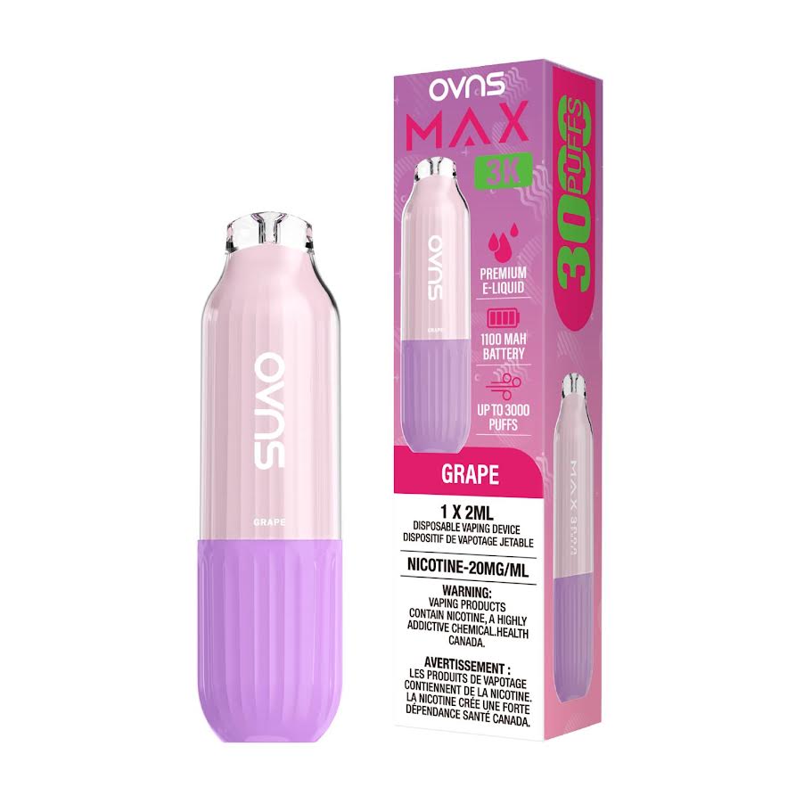 OVNS Max -  Disposable E-Cig (PROVINCIAL) (3000 Puffs)
