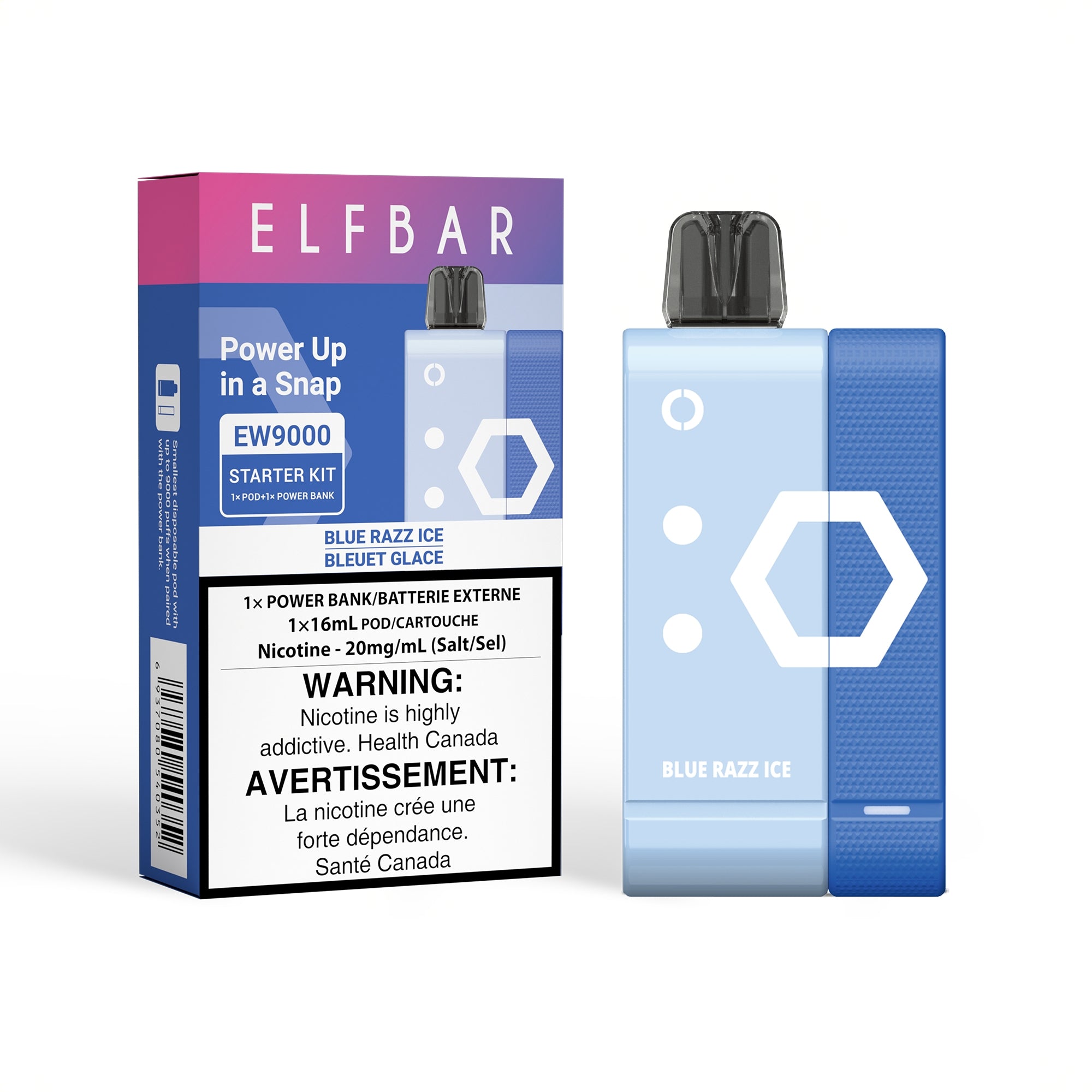 Elfbar - Kit de démarrage EW9000 (FÉDÉRAL)