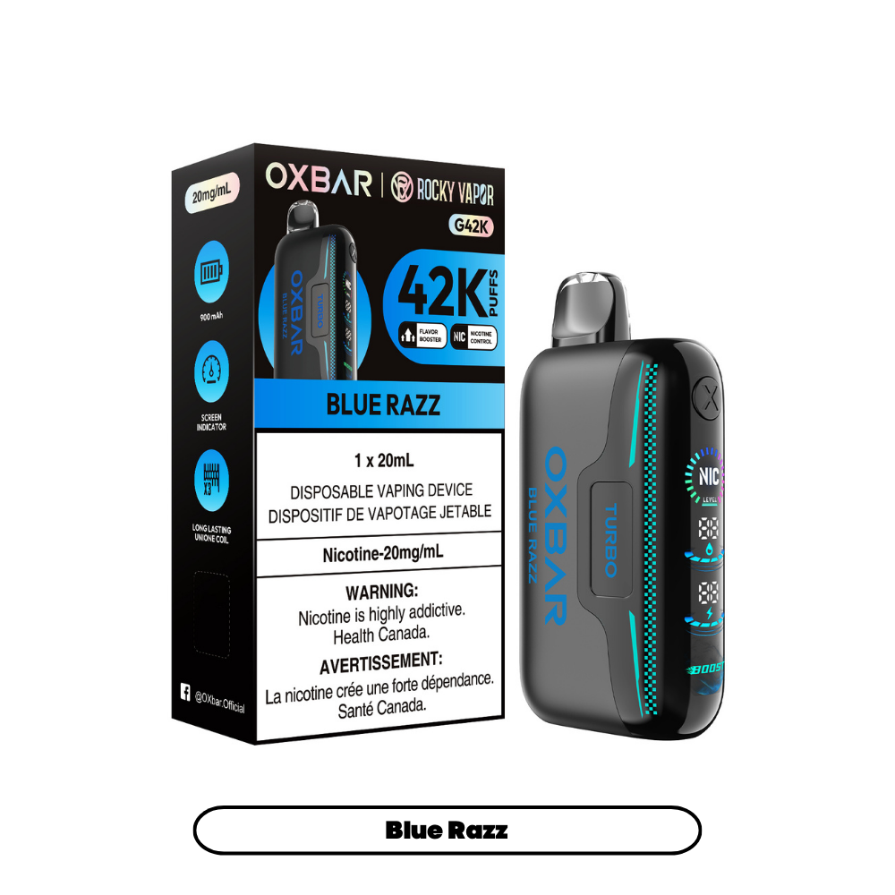 Oxbar G42k - Cigarette électronique jetable (PROVINCIALE) (42 000 bouffées) 