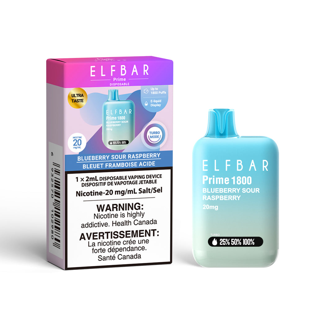 ELF Bar - Prime 1800 Disposable E-cig (Provincial)