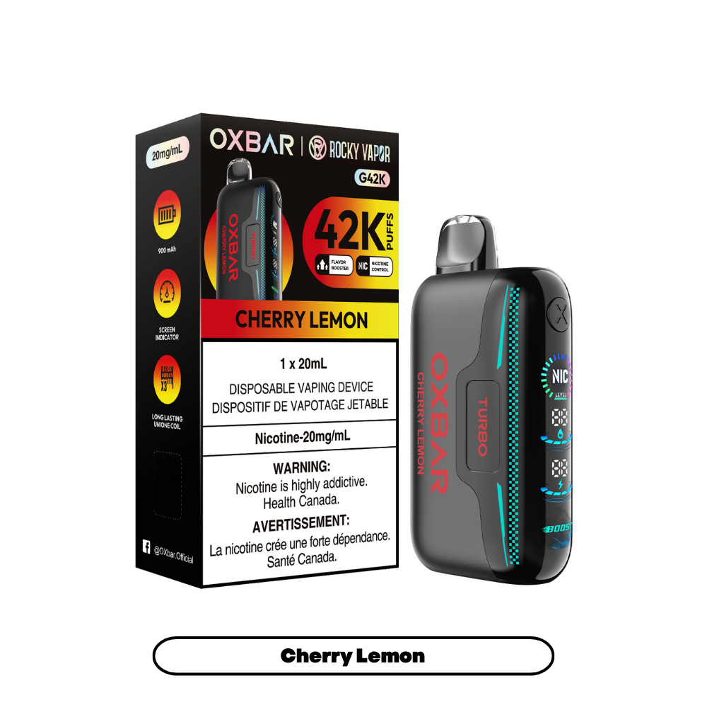 Oxbar G42k - Cigarette électronique jetable (PROVINCIALE) (42 000 bouffées) 