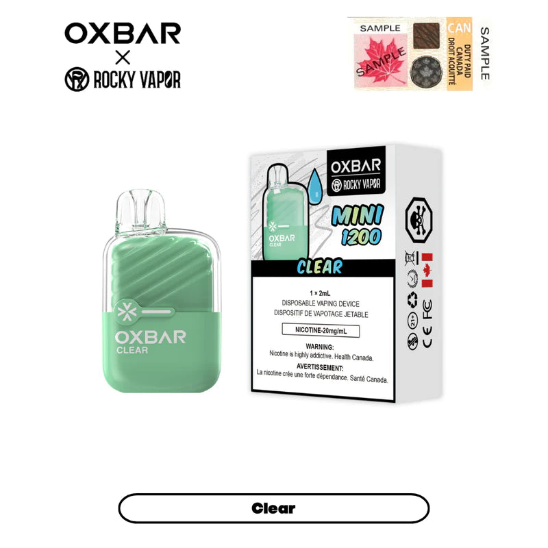 Oxbar Mini - Disposable E-Cig (1200 Puffs)
