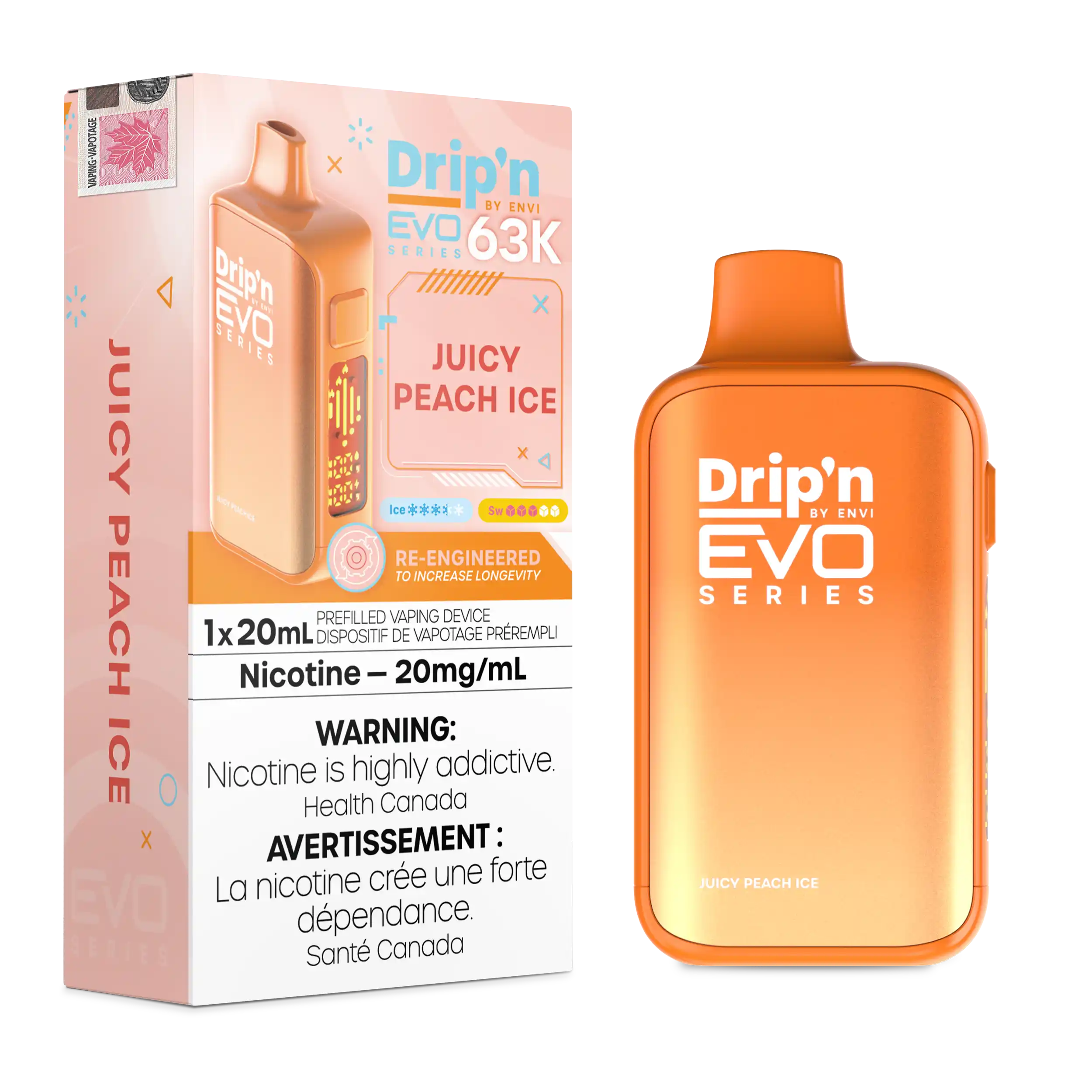 Drip'n by Envi - EVO 63K Disposable E-Cig (PROVINCIAL)