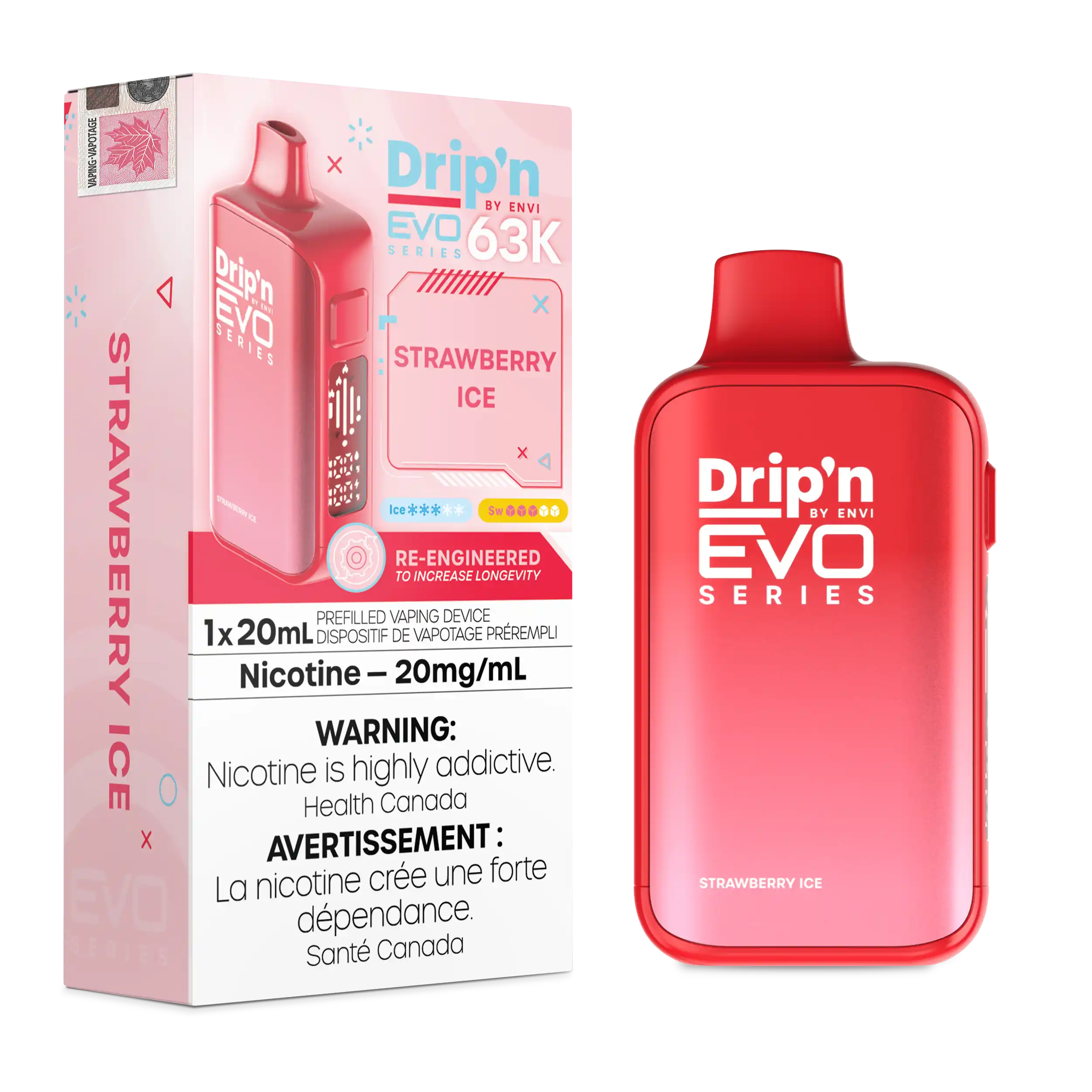 Drip'n by Envi - EVO 63K Disposable E-Cig (PROVINCIAL)
