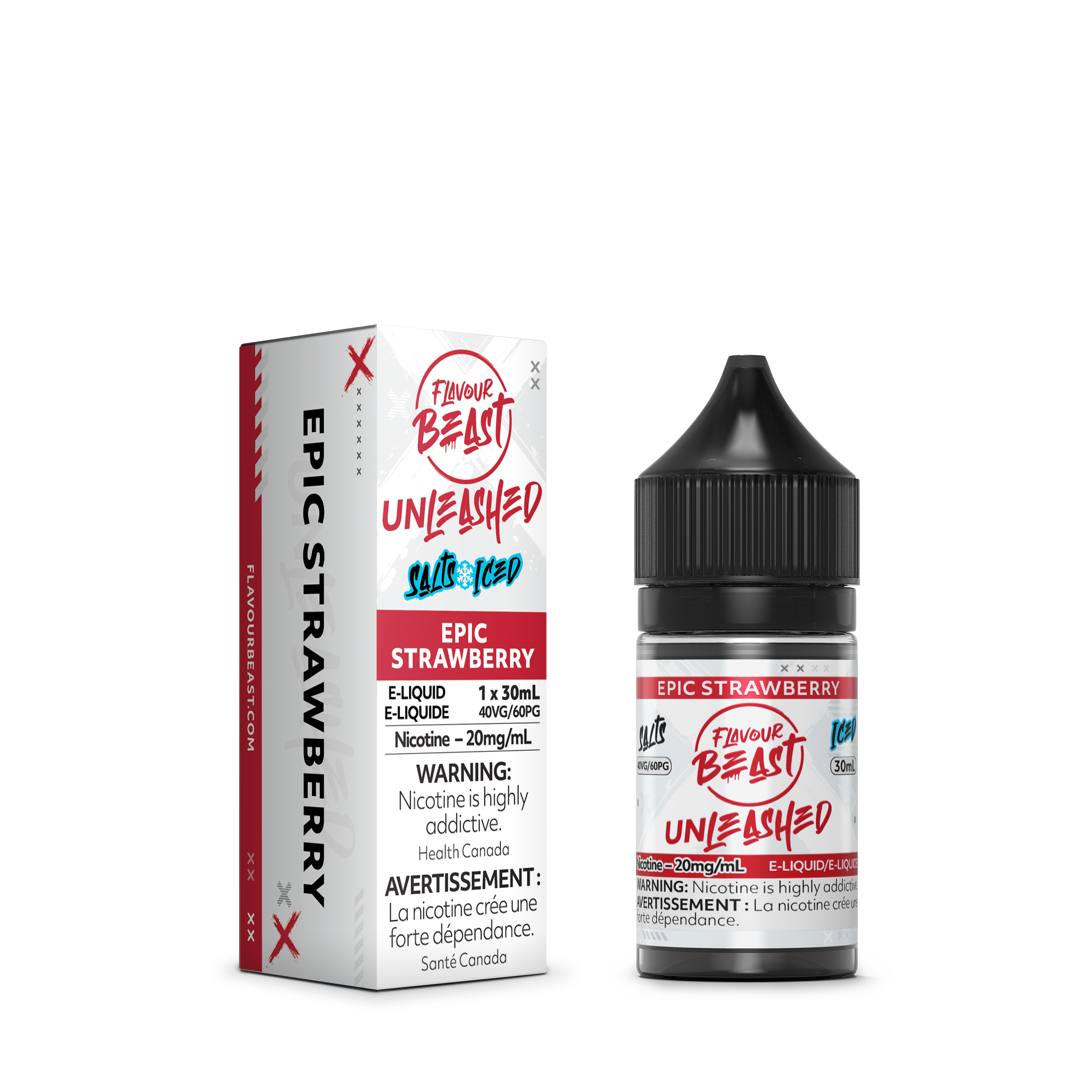 Saveur Beast Unleashed Salt – Fraise épique (PROVINCIAL) 