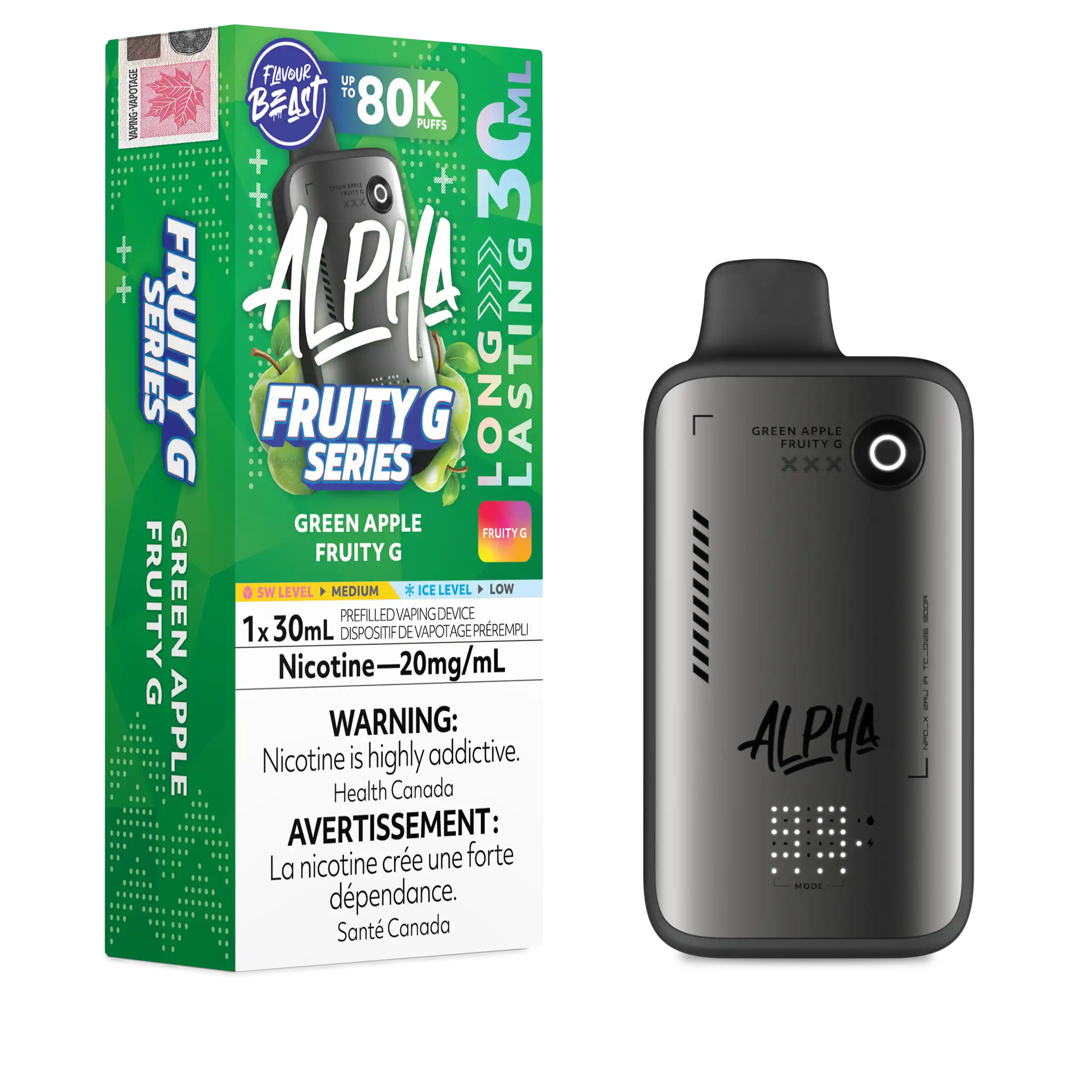 Flavour Beast - Alpha Disposable E-cig 80K (Provincial)