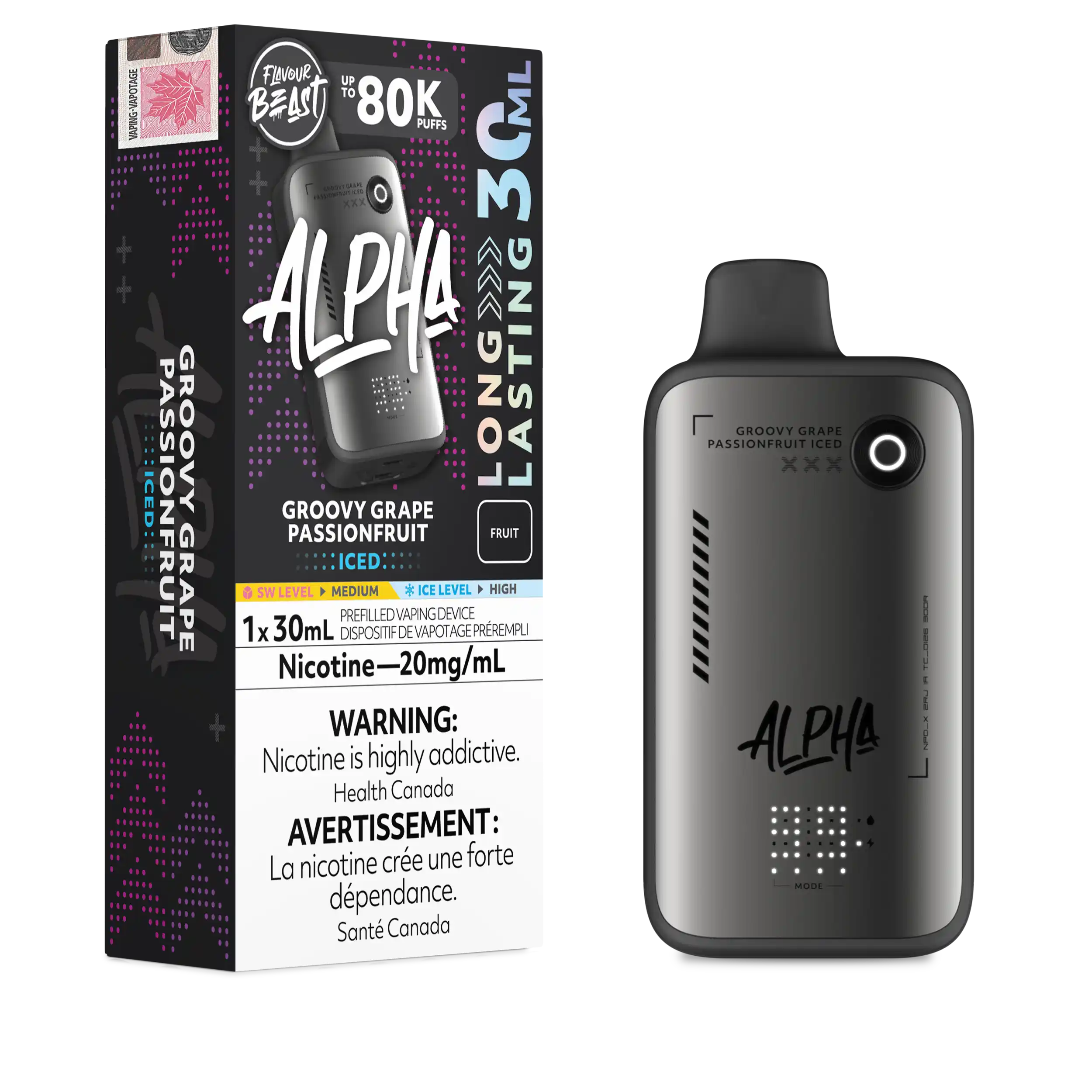 Flavour Beast - Alpha Disposable E-cig 80K (Provincial)