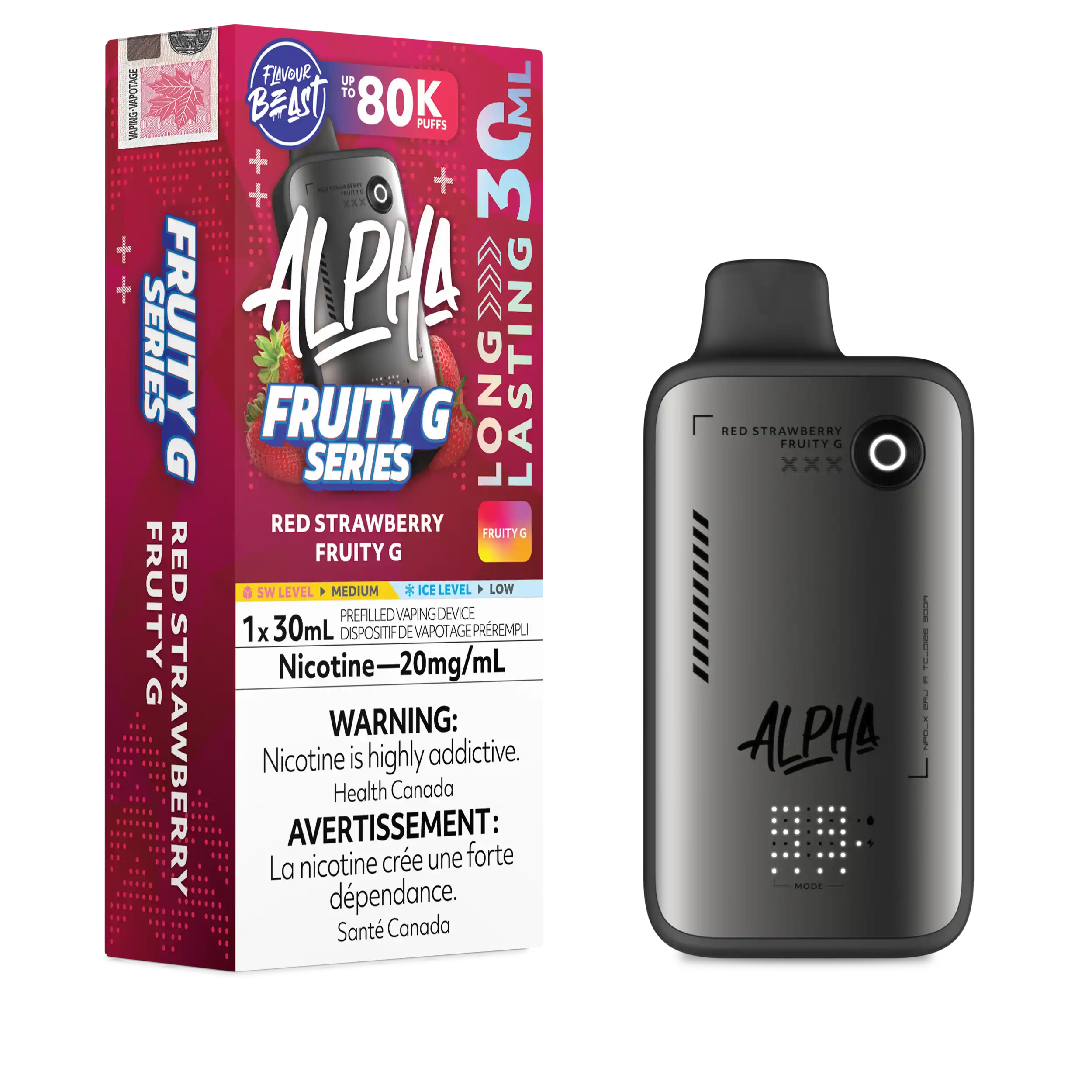 Flavour Beast - Alpha Disposable E-cig 80K (Provincial)