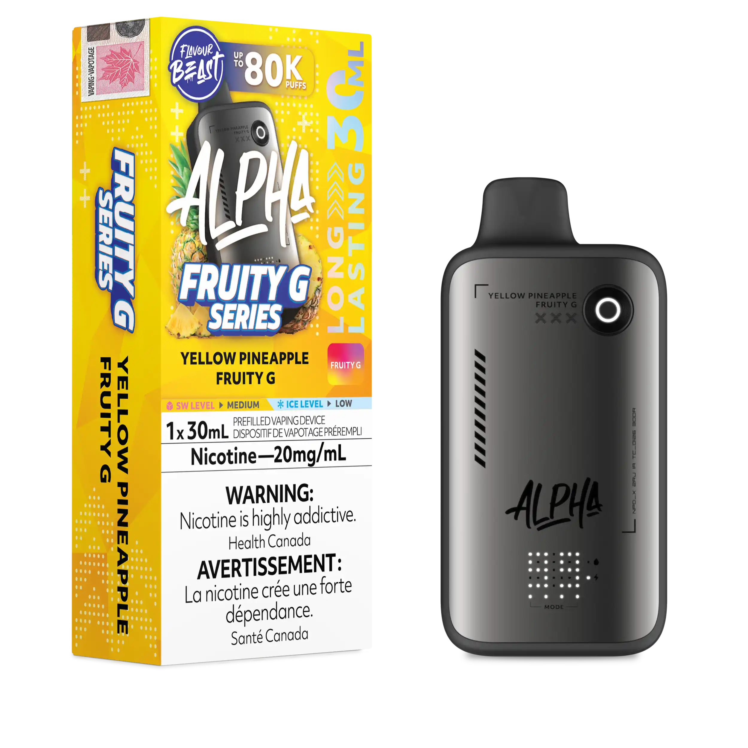 Flavour Beast - Alpha Disposable E-cig 80K (Provincial)
