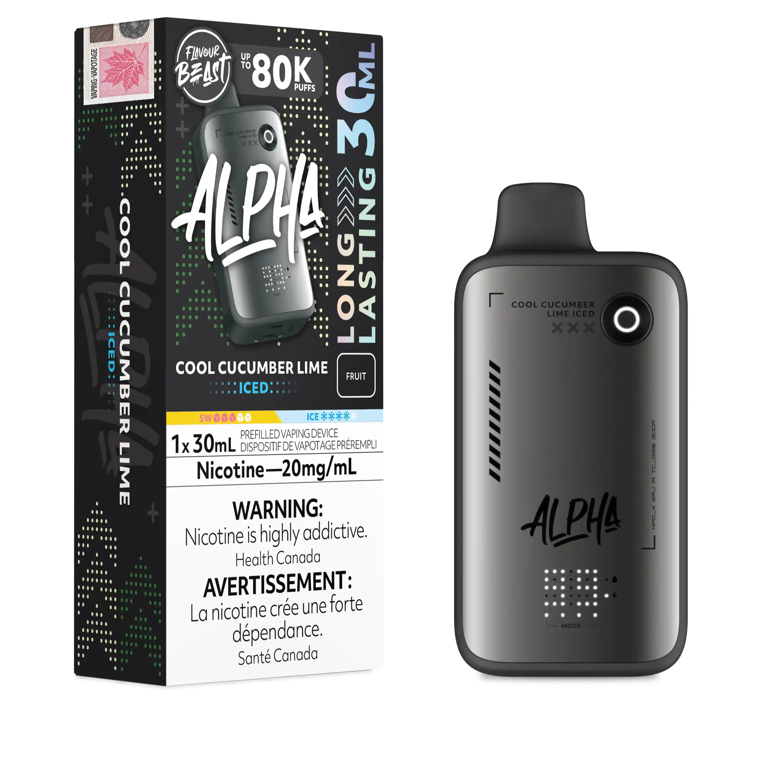 Flavour Beast - Alpha Disposable E-cig 80K (Provincial)