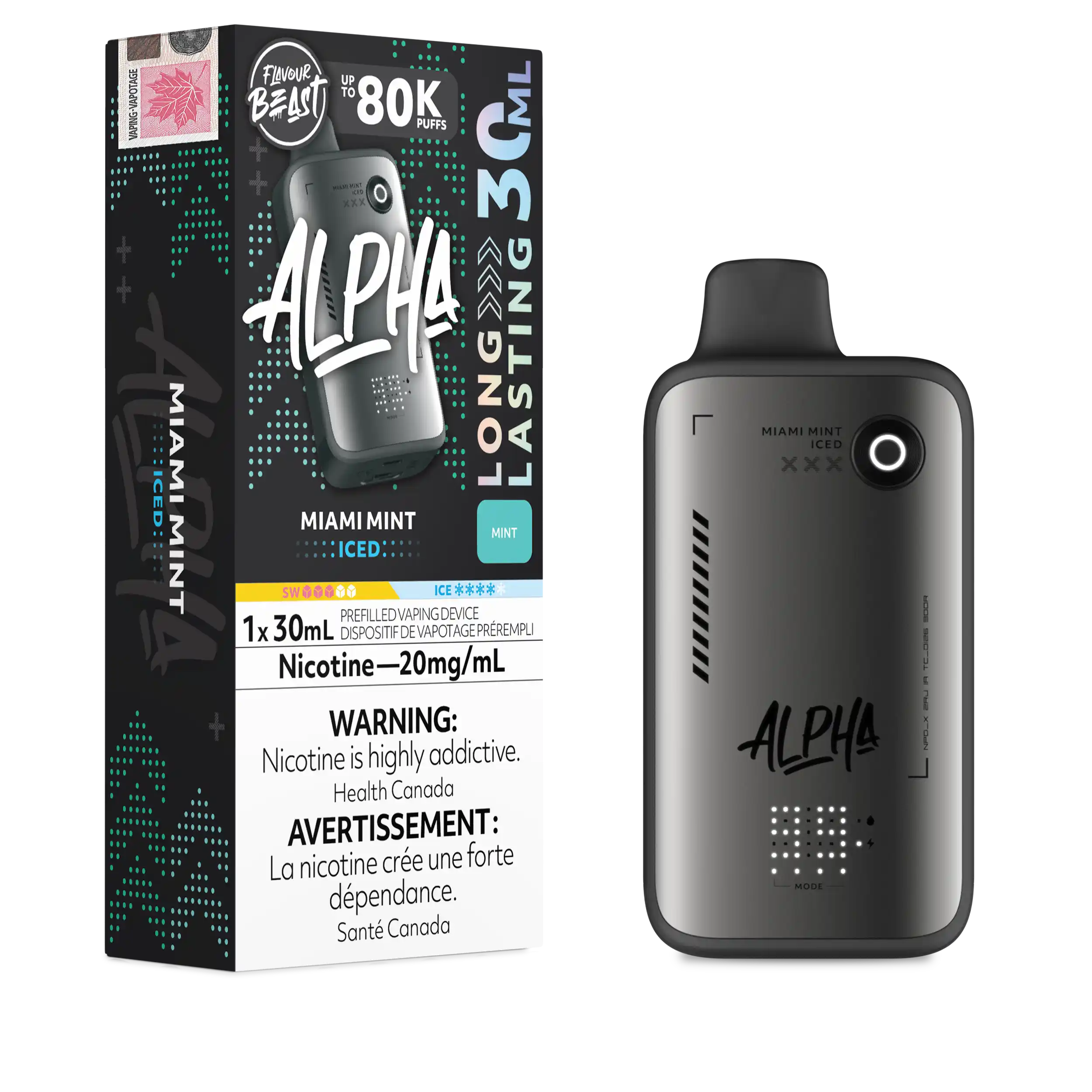 Flavour Beast - Alpha Disposable E-cig 80K (Provincial)