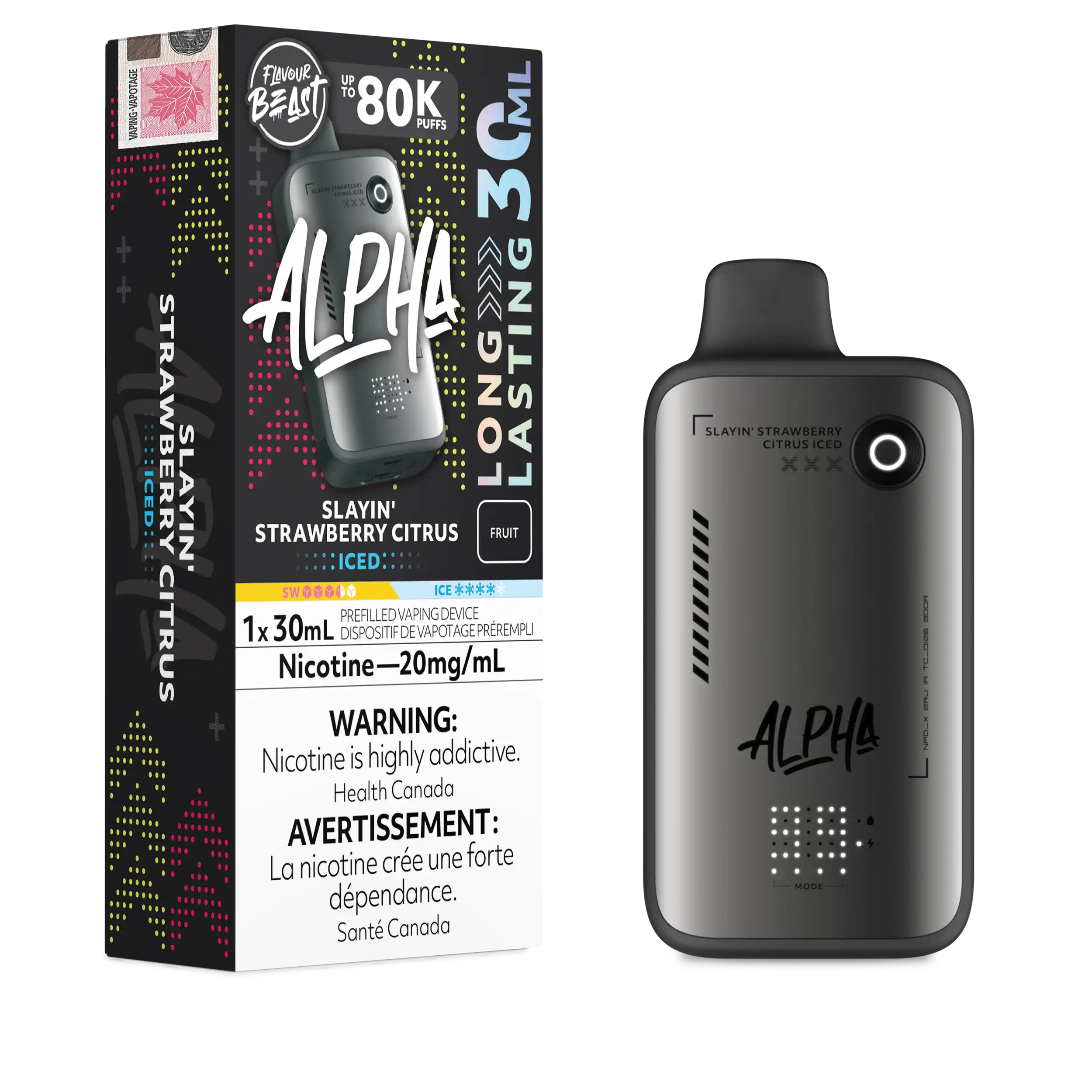 Flavour Beast - Alpha Disposable E-cig 80K (Provincial)