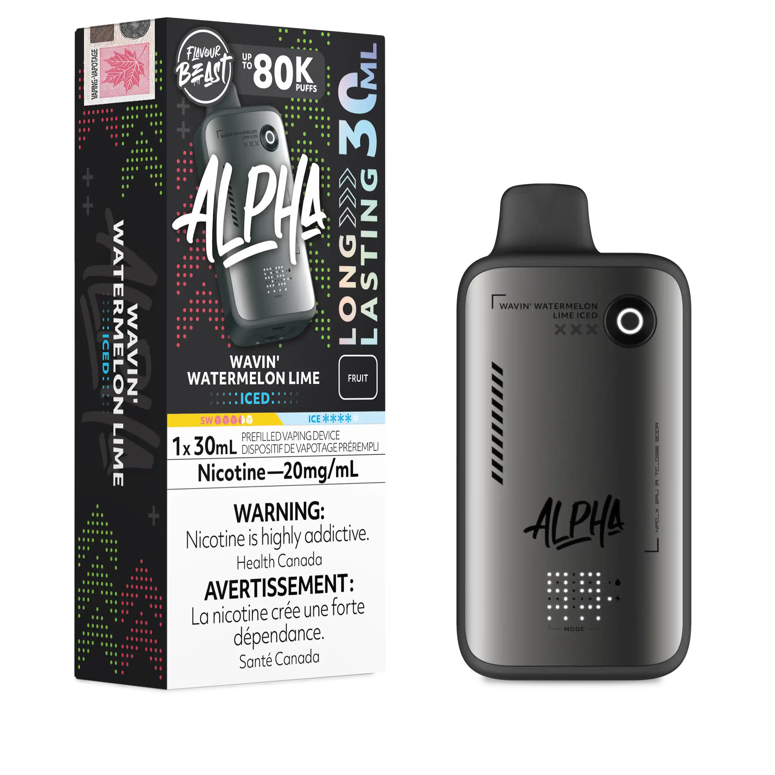 Flavour Beast - Alpha Disposable E-cig 80K (Provincial)