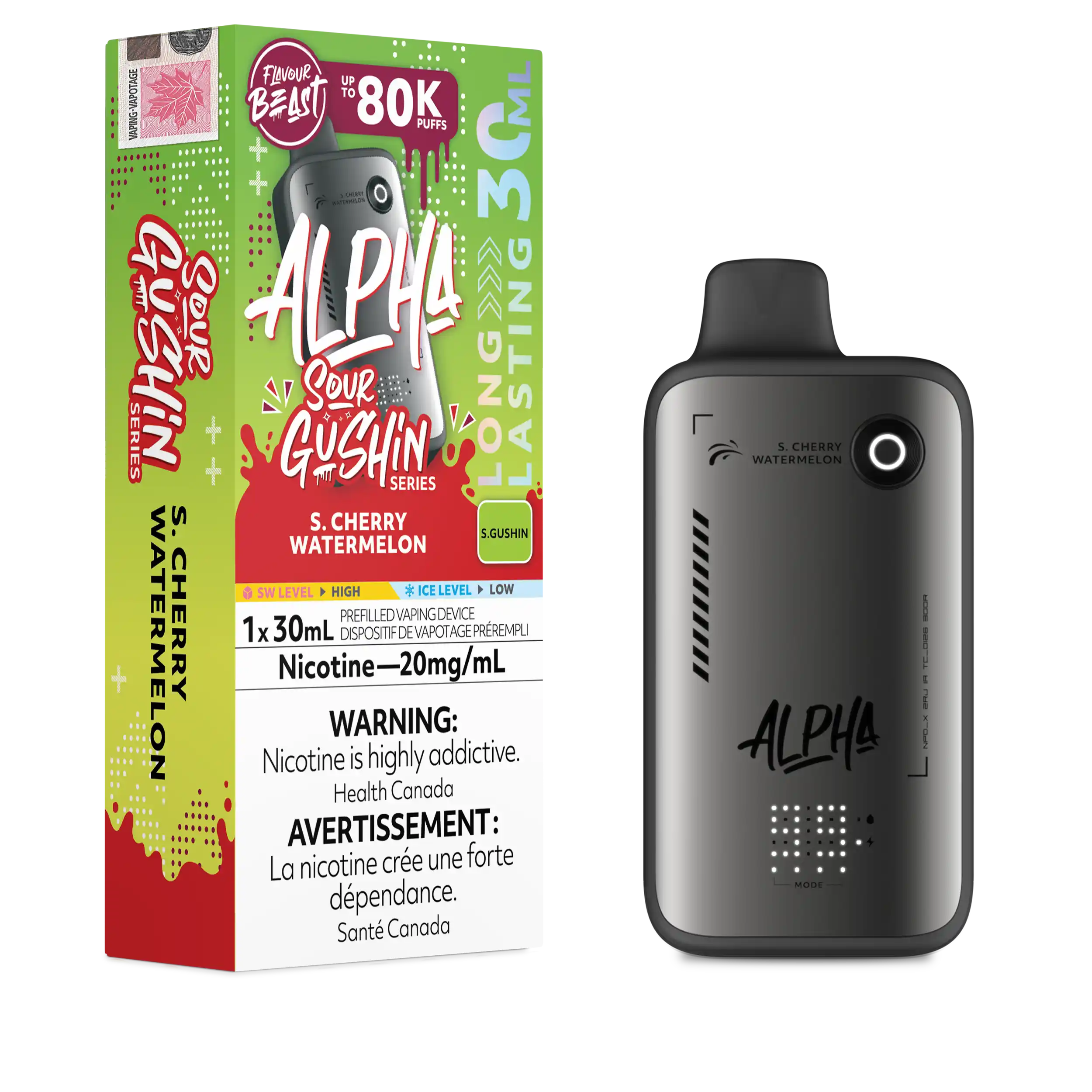 Flavour Beast - Alpha (Sour Gushin Series) Disposable E-Cig 80K (Provincial)