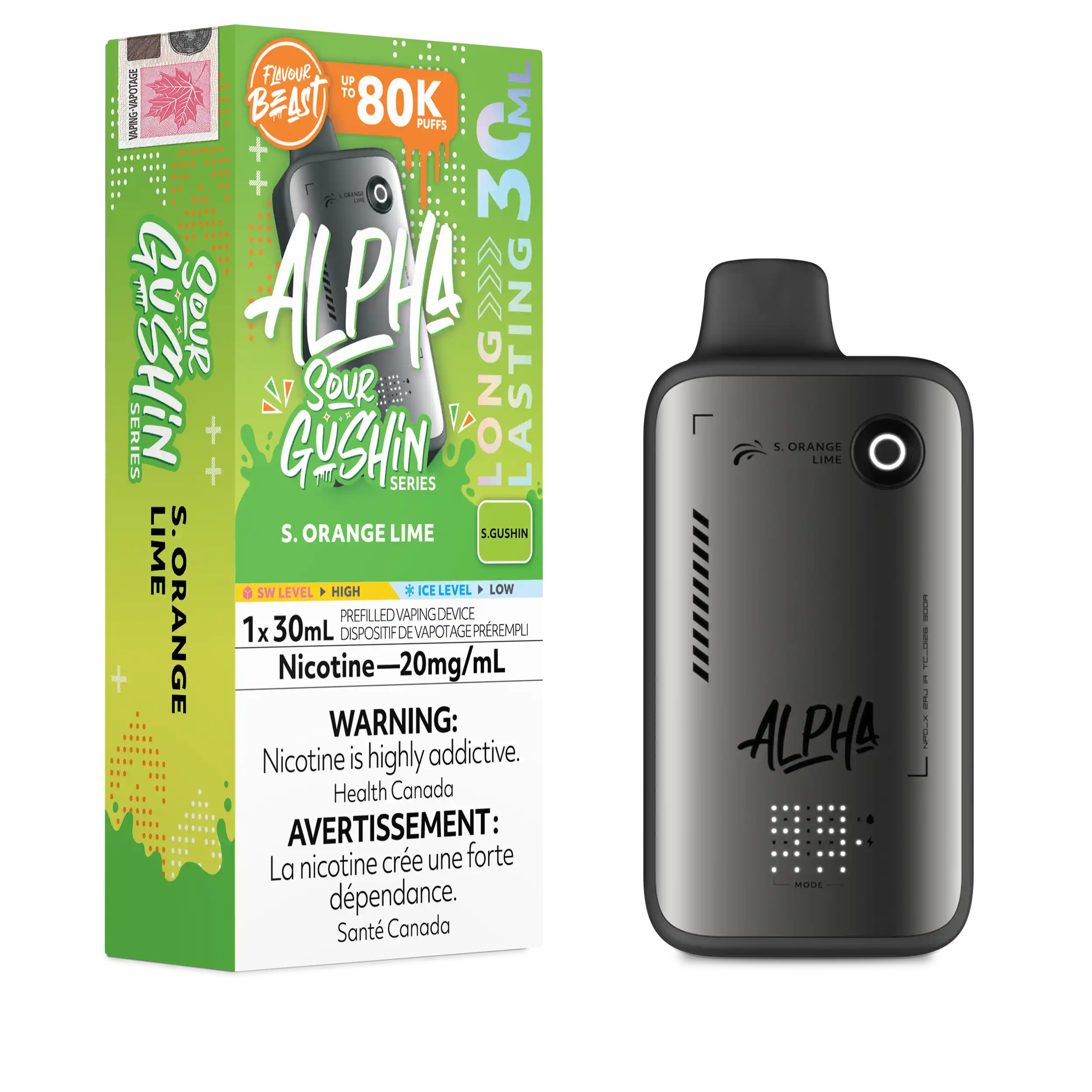 Flavour Beast - Alpha (Sour Gushin Series) Disposable E-Cig 80K (Provincial)