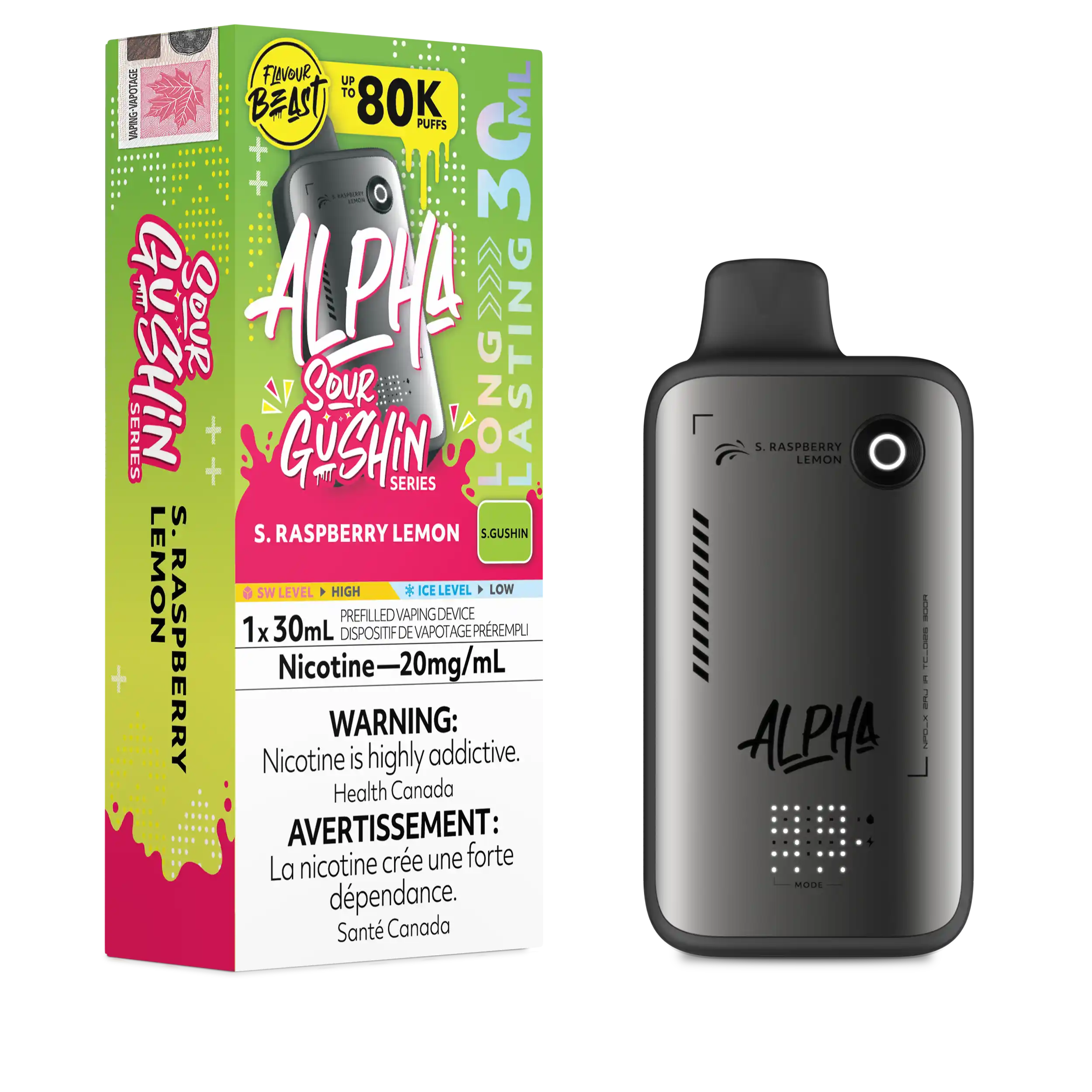 Flavour Beast - Alpha (Sour Gushin Series) Disposable E-Cig 80K (Provincial)