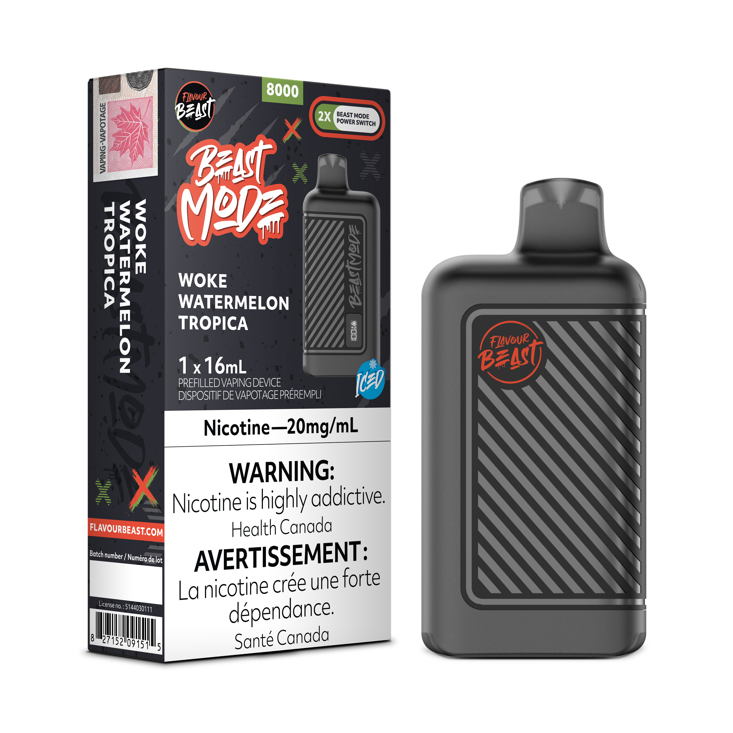 Flavour Beast Mode - Disposable E-Cig (8000 Puffs)