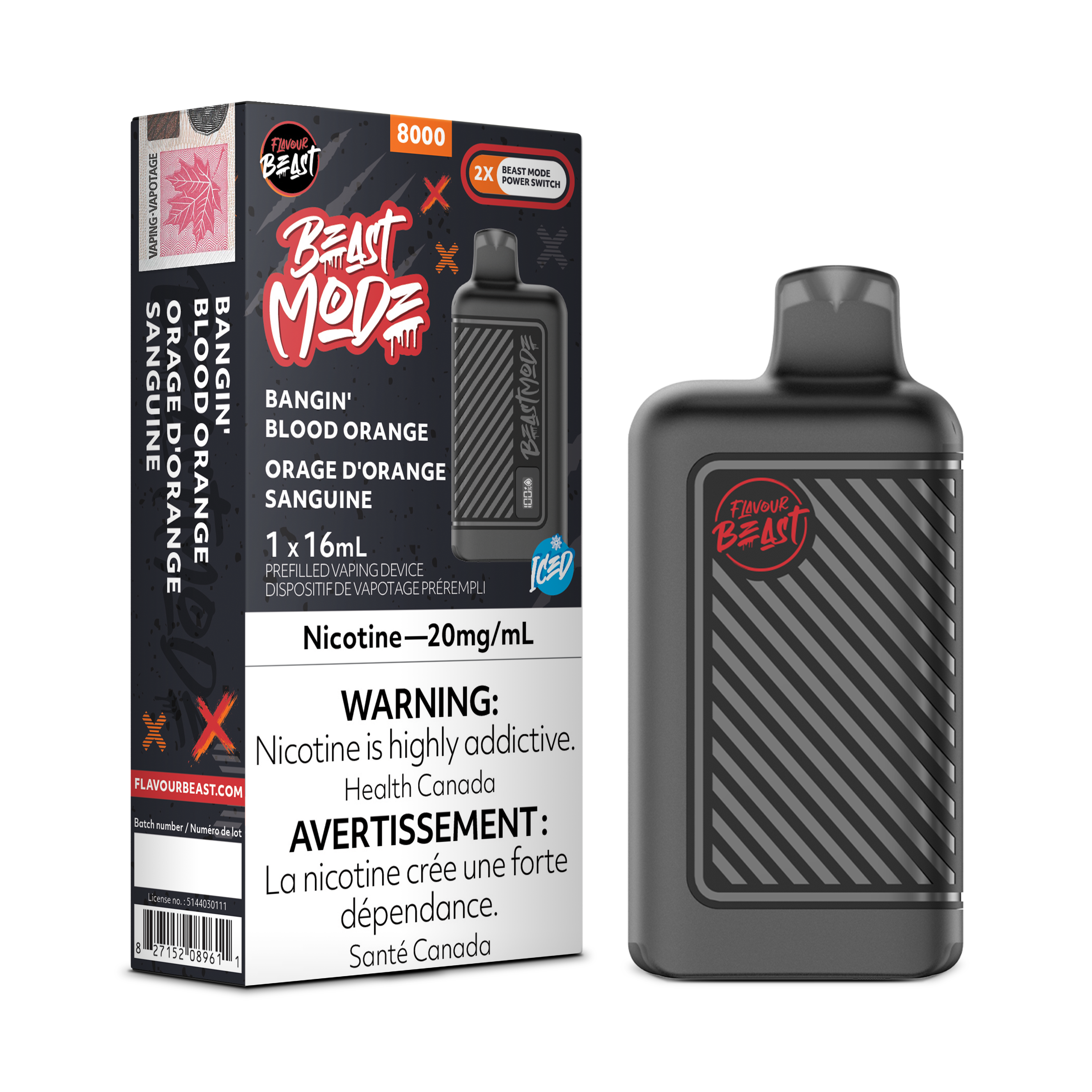 Flavour Beast Mode - Disposable E-Cig (8000 Puffs)