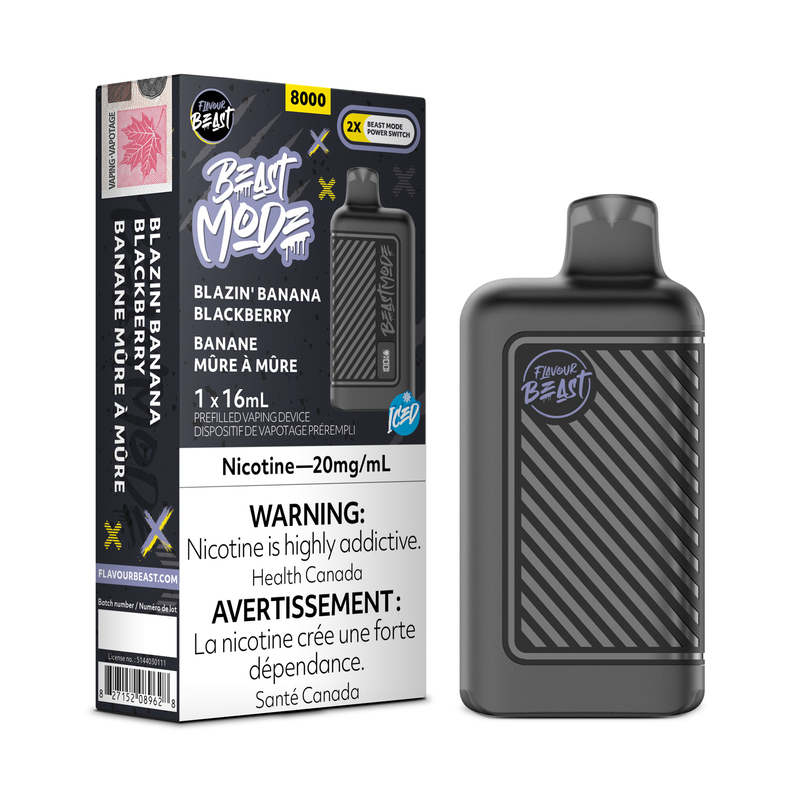 Flavour Beast Mode - Disposable E-Cig (8000 Puffs)