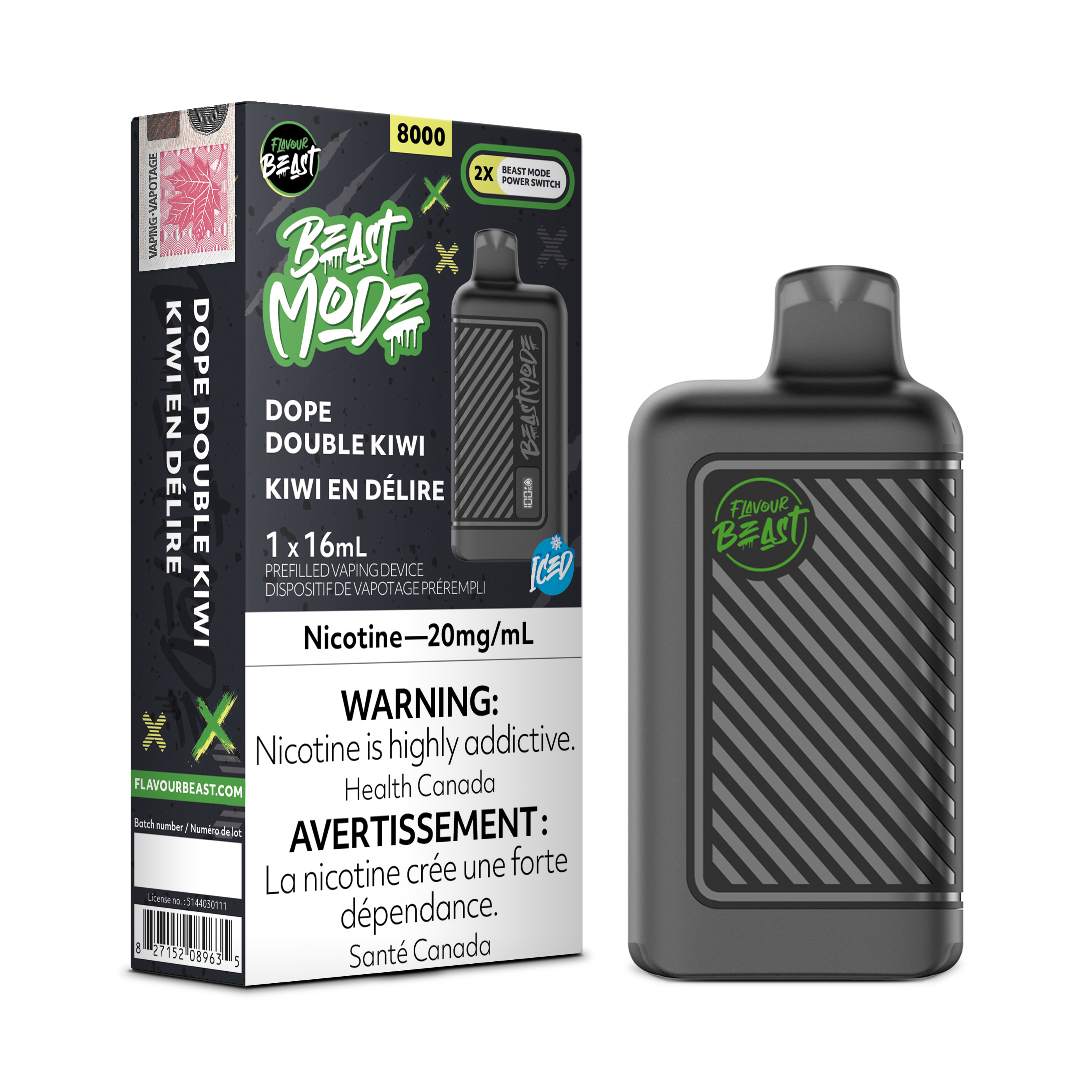 Flavour Beast Mode - Disposable E-Cig (8000 Puffs)