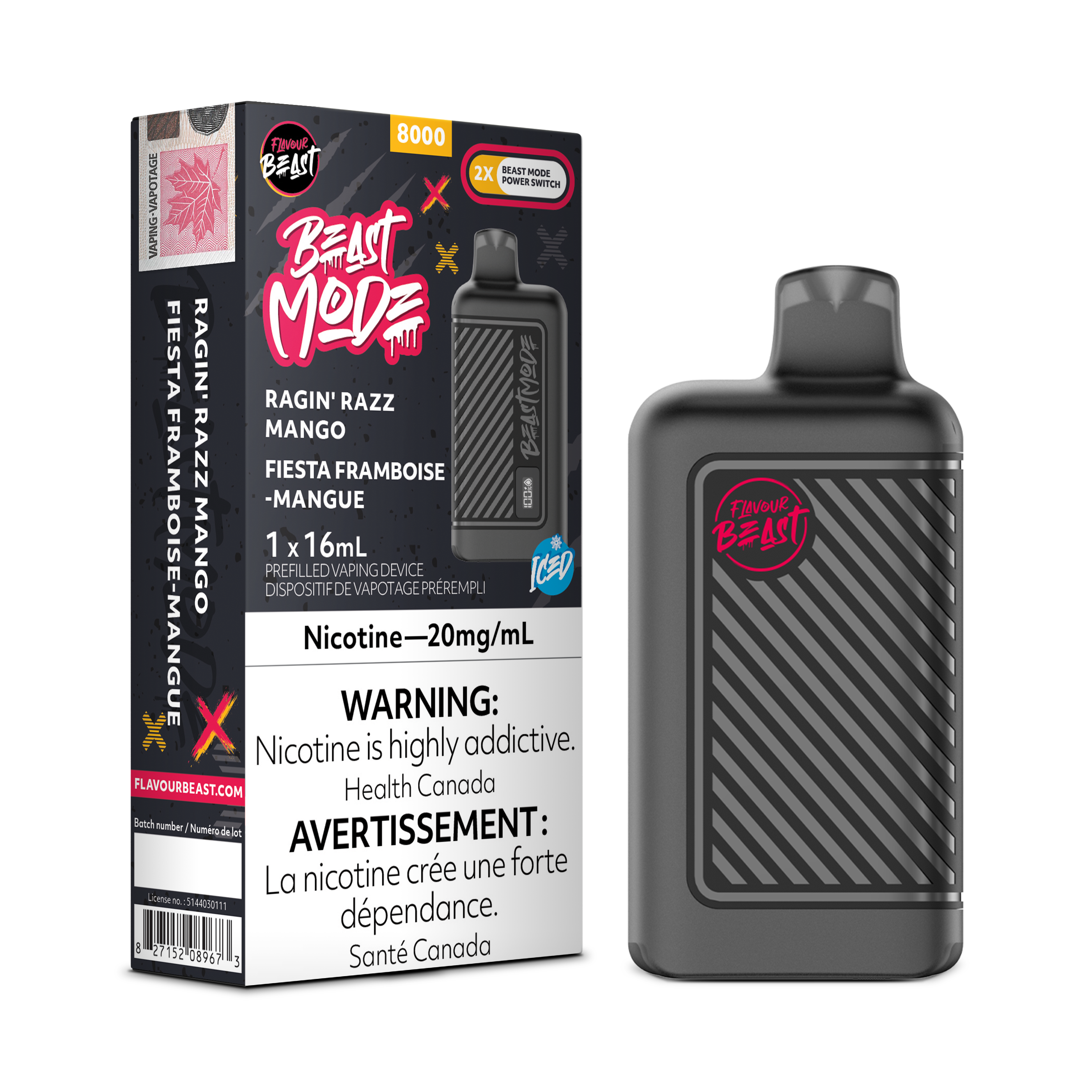 Flavour Beast Mode - Disposable E-Cig (8000 Puffs)