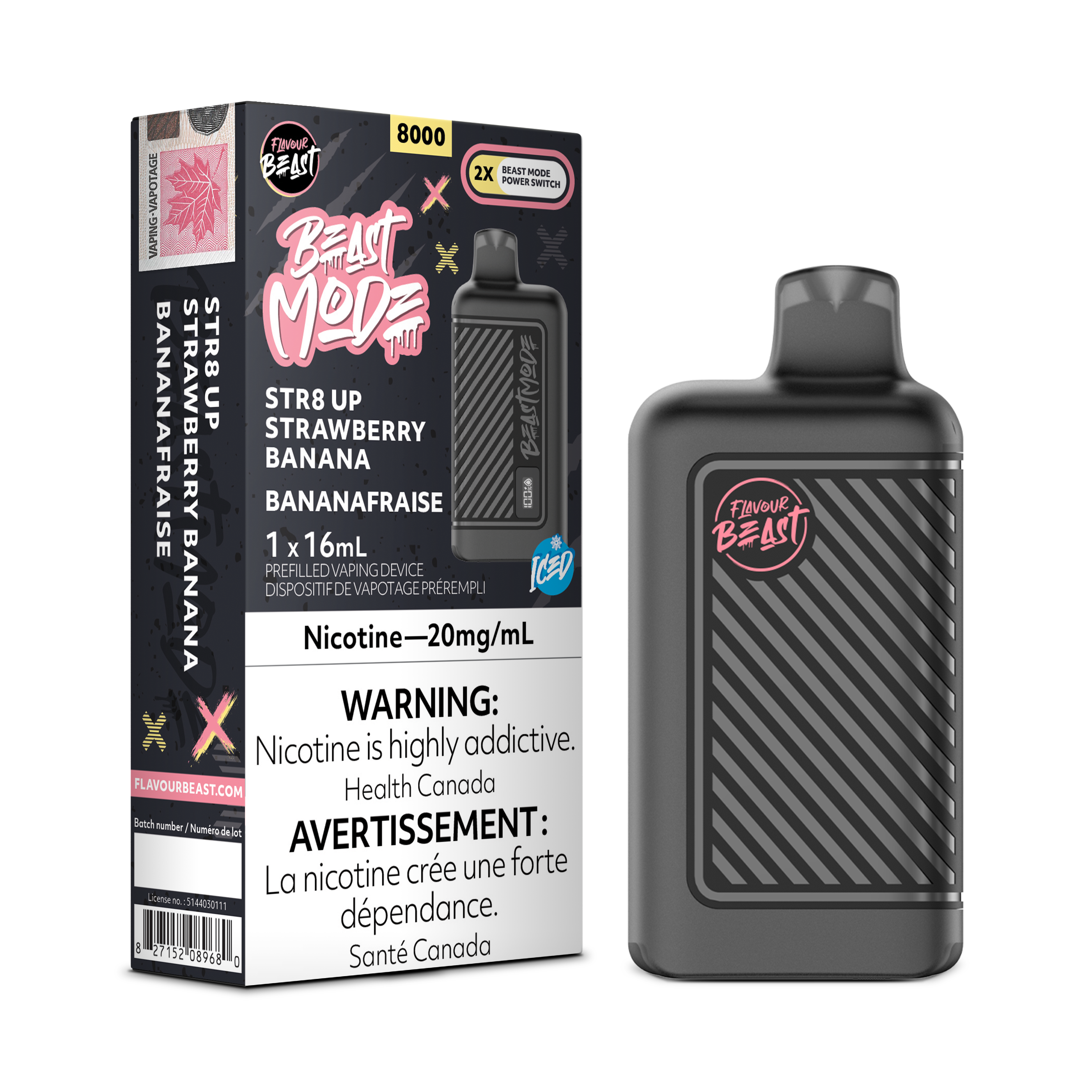 Flavour Beast Mode - Disposable E-Cig (8000 Puffs)