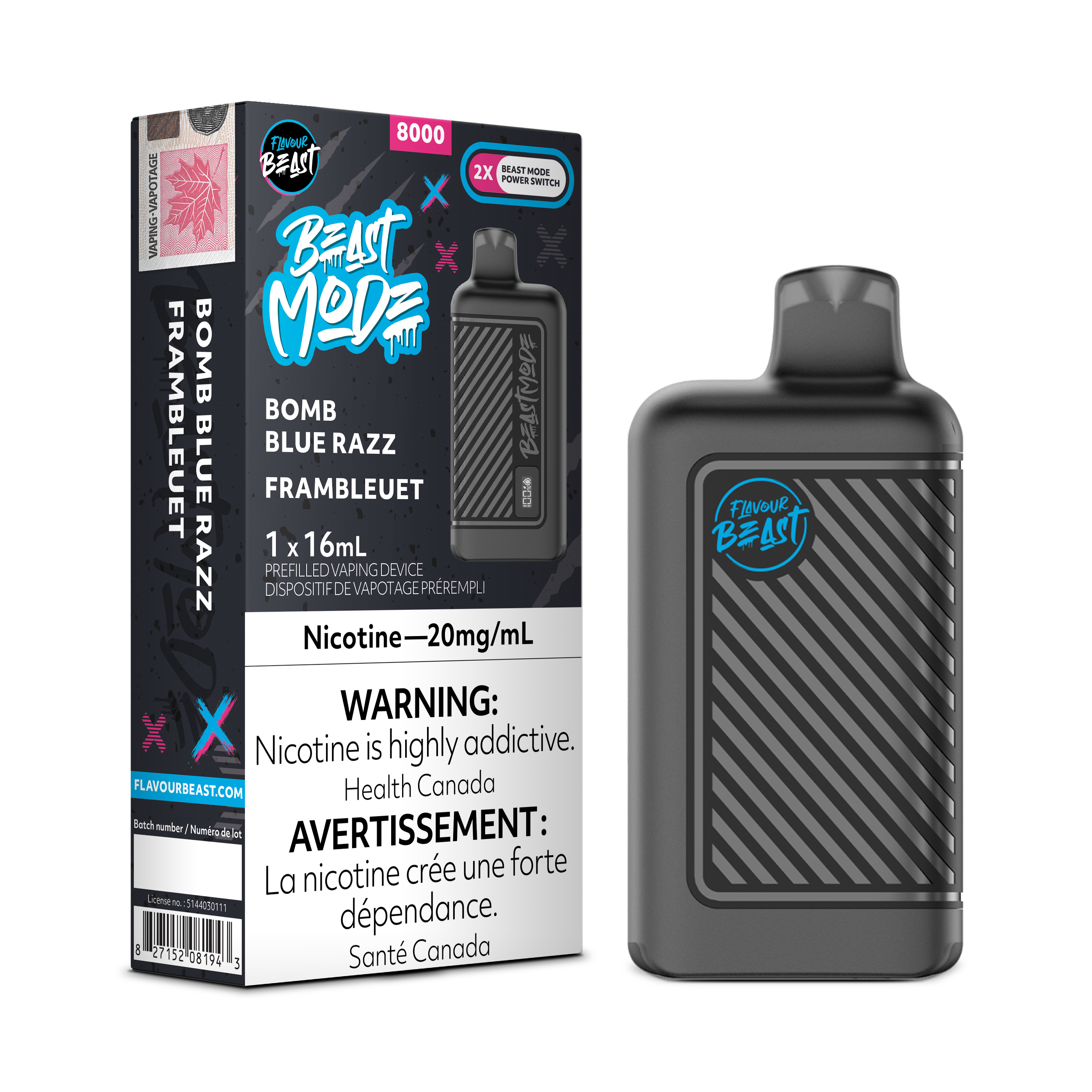 Flavour Beast Mode - Disposable E-Cig (8000 Puffs)