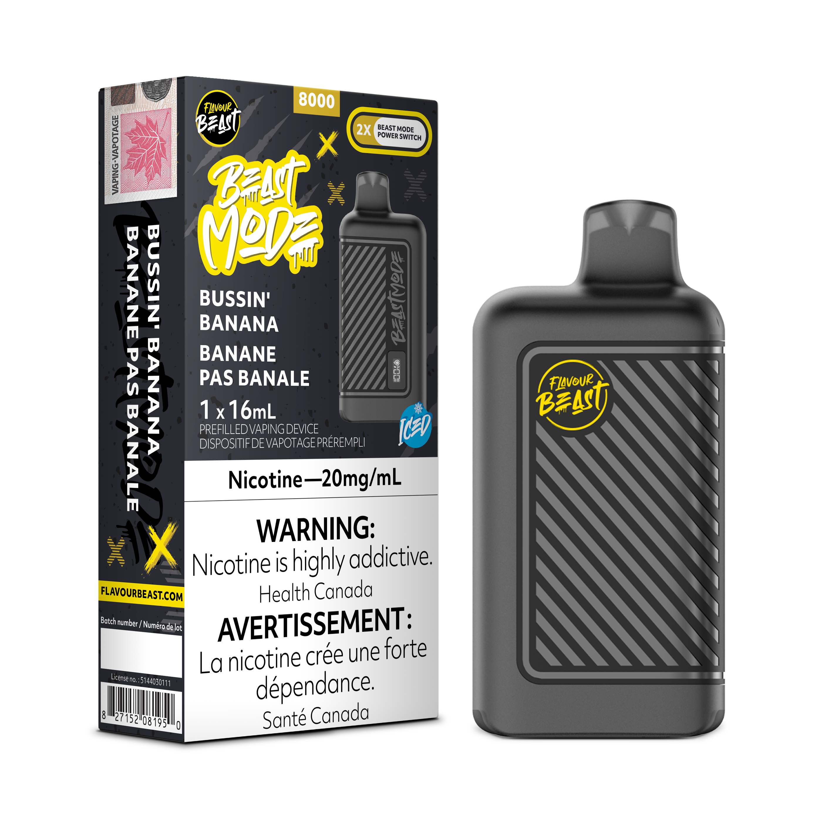 Flavour Beast Mode - Disposable E-Cig (8000 Puffs)