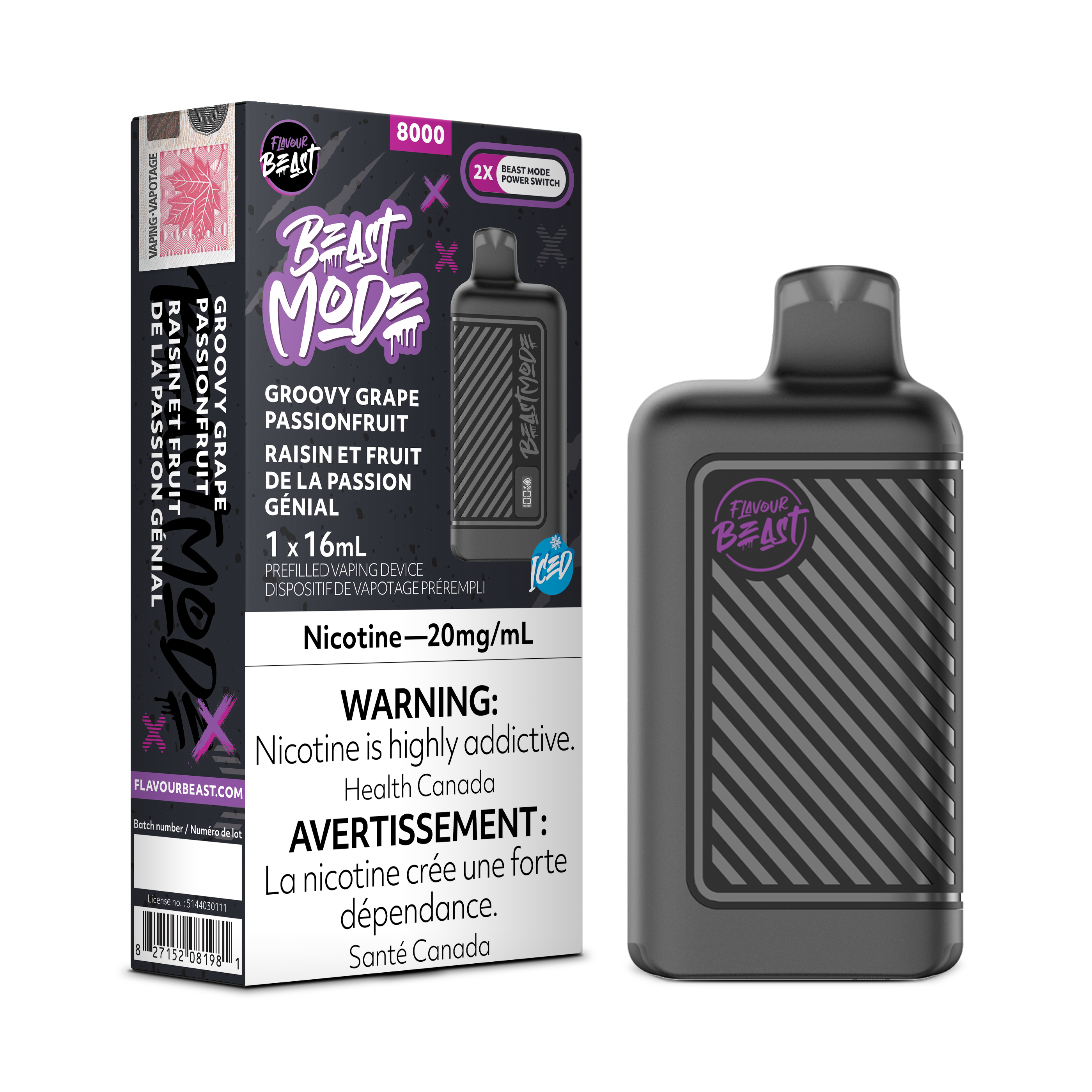 Flavour Beast Mode - Disposable E-Cig (8000 Puffs)