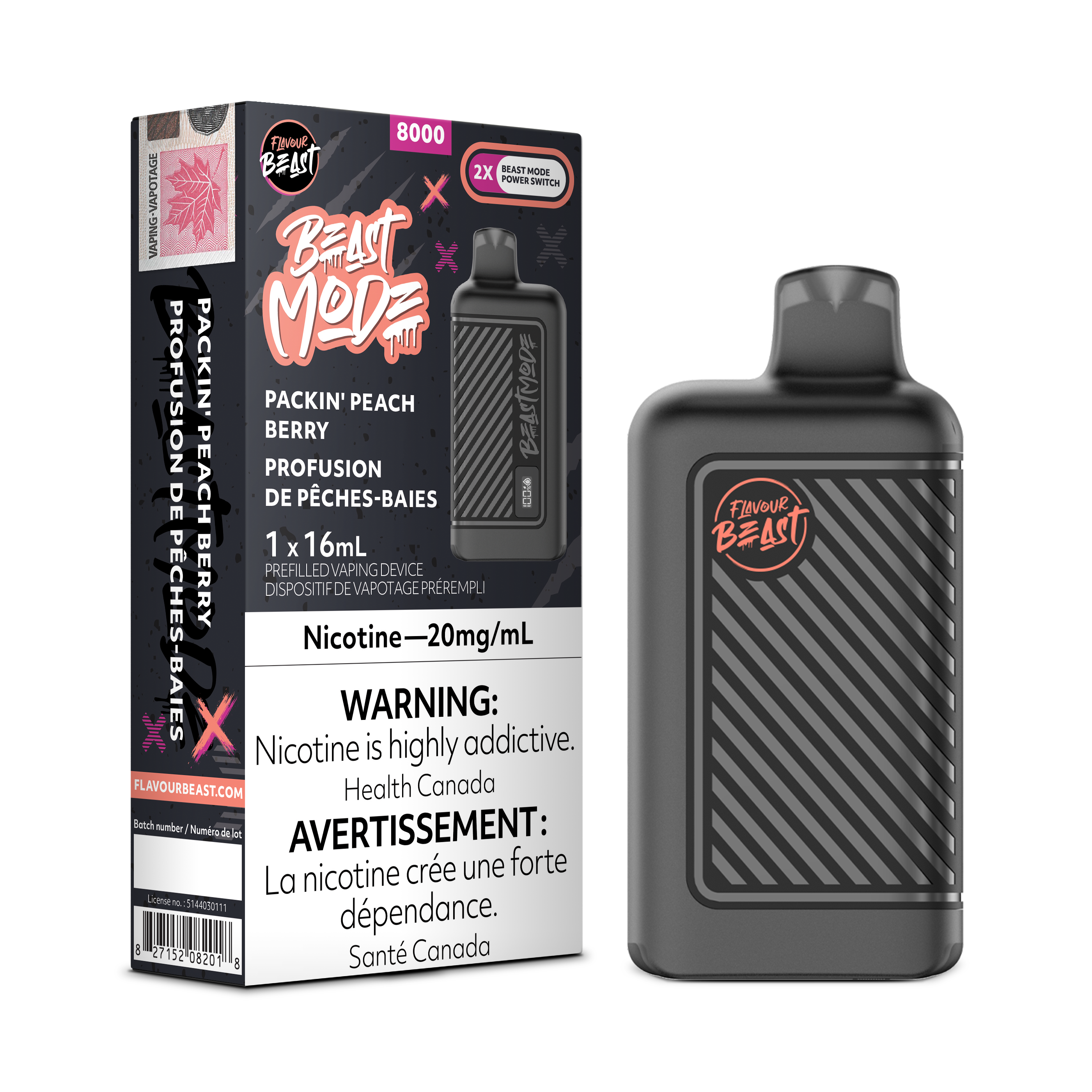 Flavour Beast Mode - Disposable E-Cig (8000 Puffs)