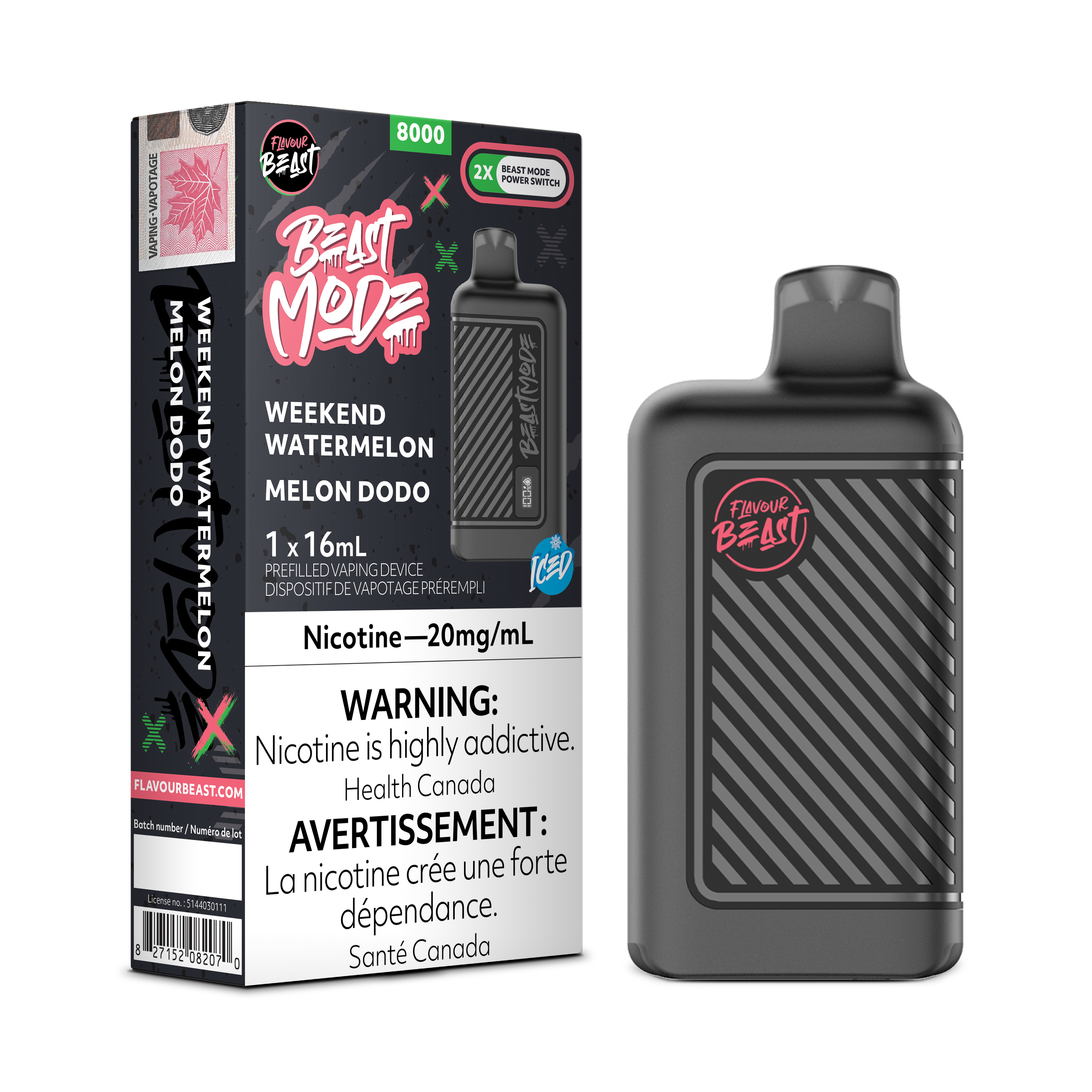 Flavour Beast Mode - Disposable E-Cig (8000 Puffs)
