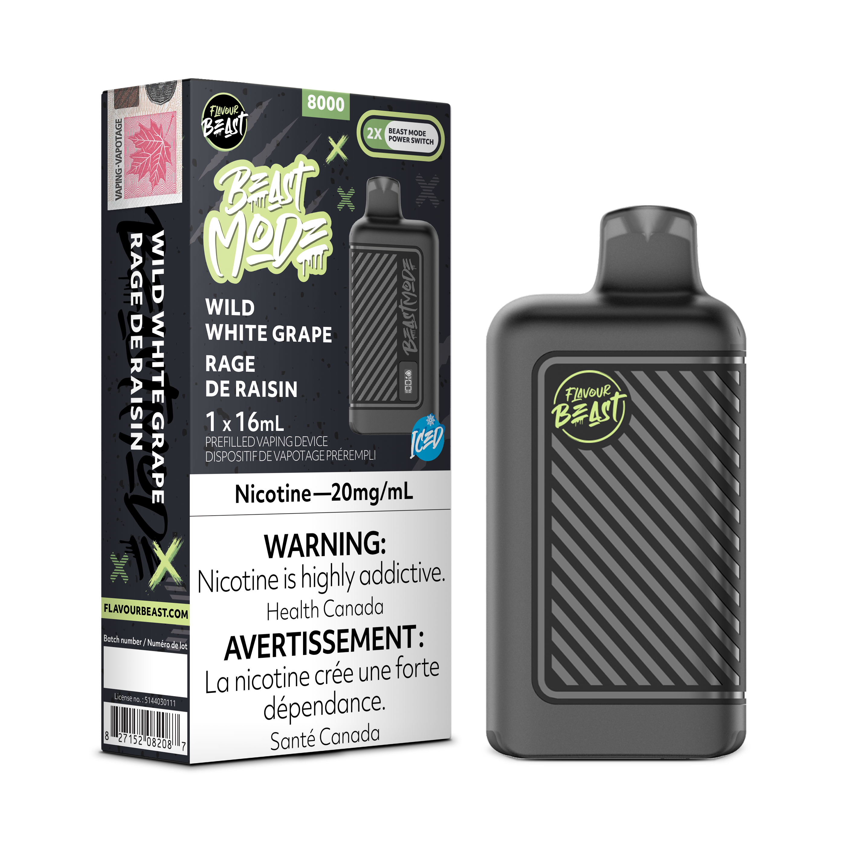 Flavour Beast Mode - Disposable E-Cig (8000 Puffs)