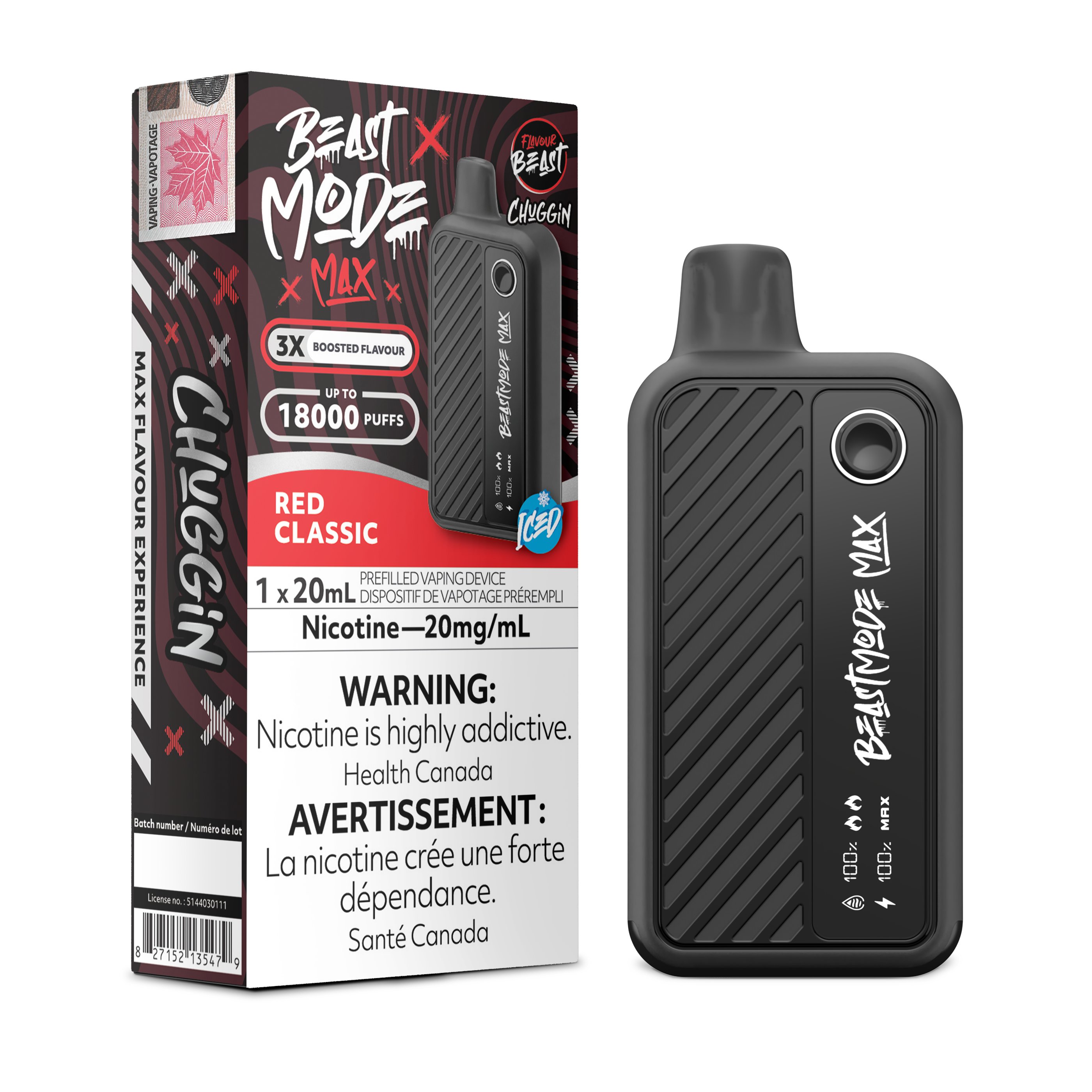 Flavour Beast Mode Max - Disposable E-Cig (PROVINCIAL) (18k Puffs)