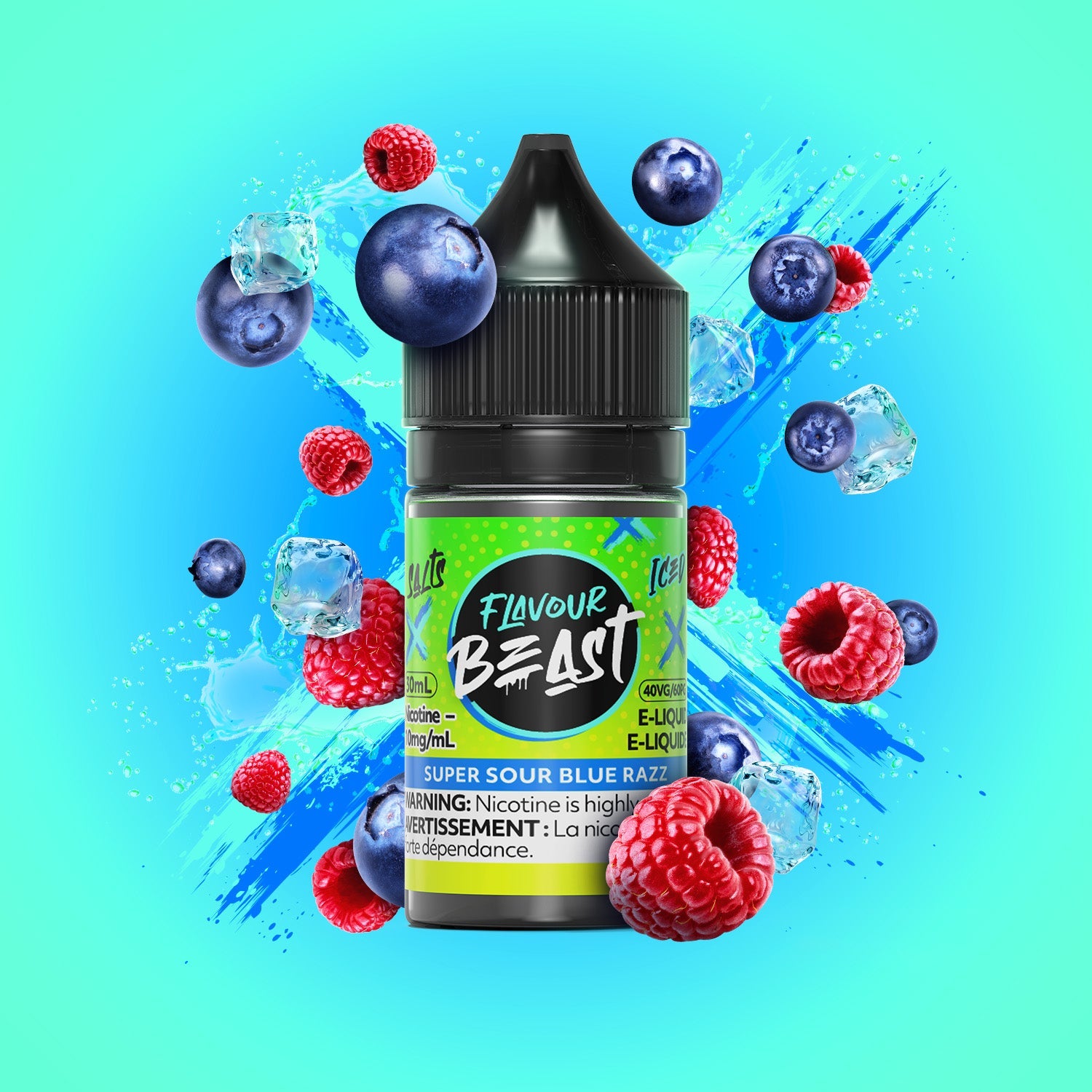 Sel Flavour Beast - Super Sour Blue Razz (PROVINCIAL) 